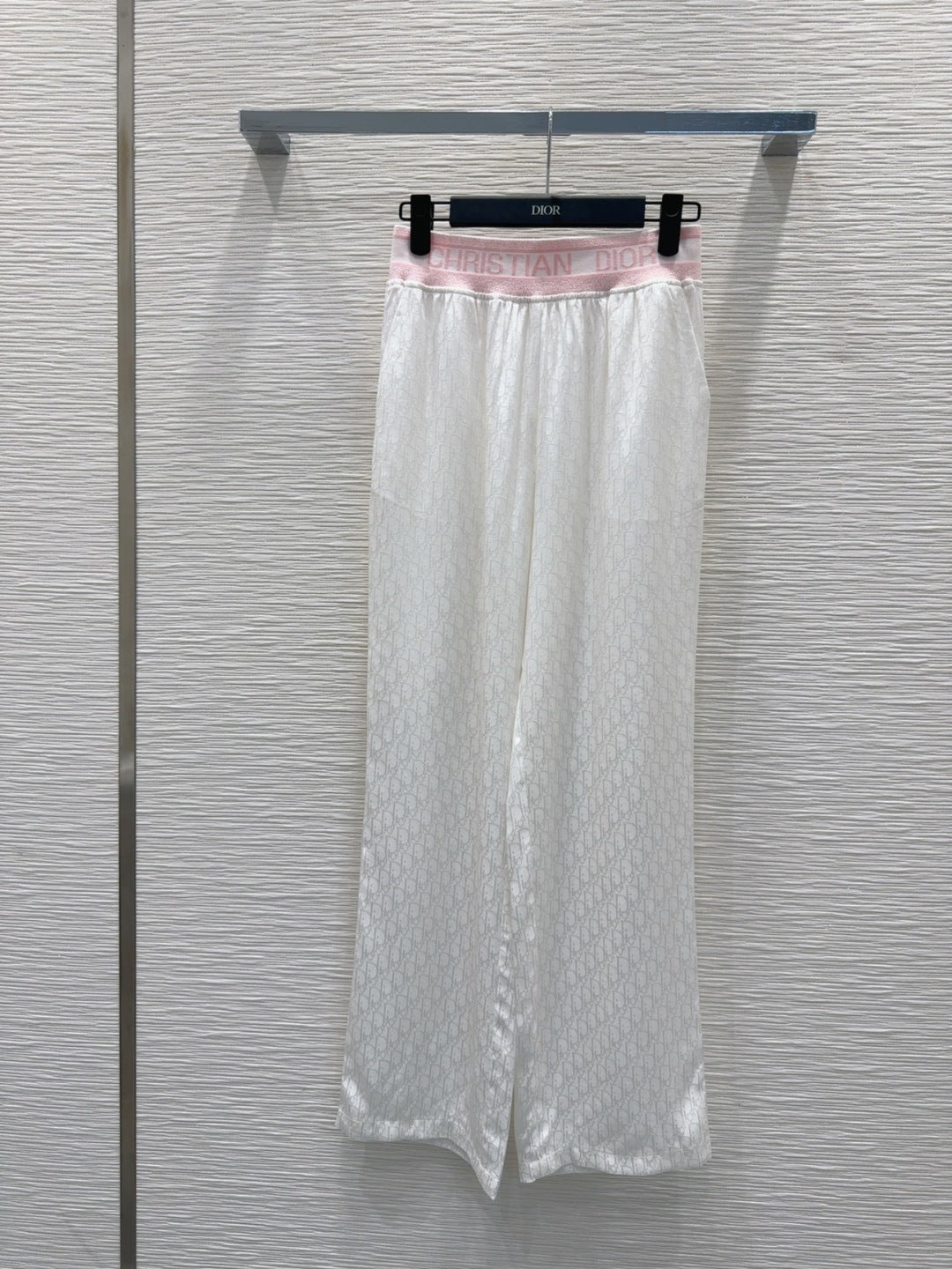 CD 25 Monogram Suit White Silk Cotton
