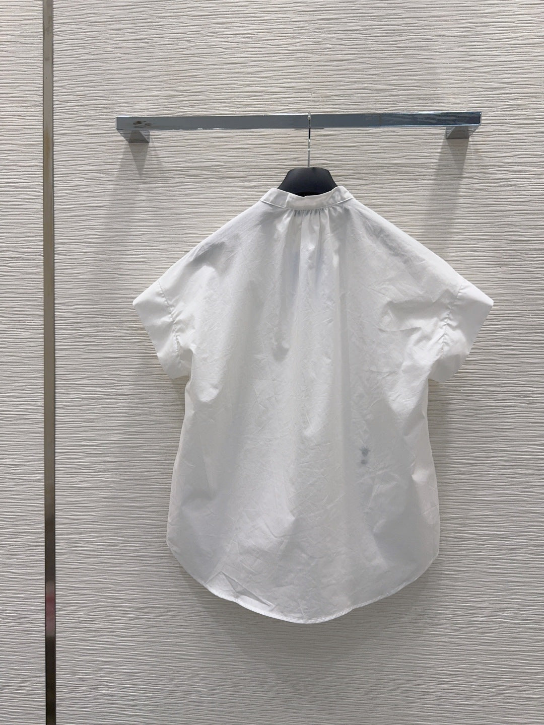 Dior 2026 Shirt With Lace Trim White Cotton 449988
