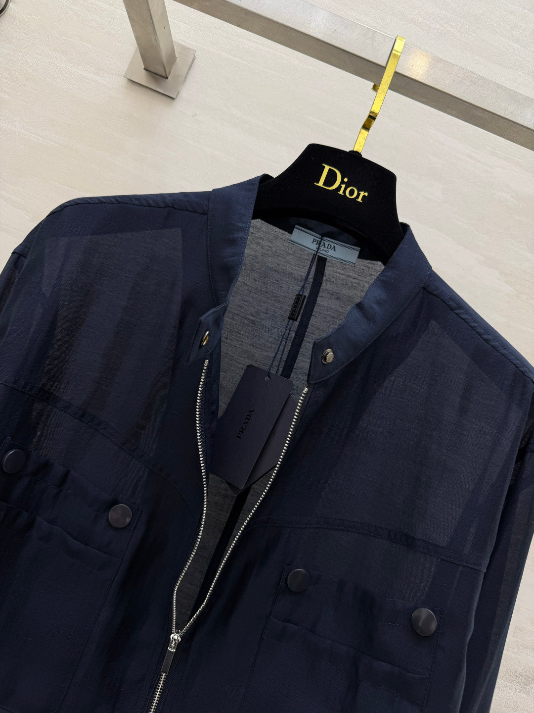 Prada 2026 Sun-protective Jacket Tencel Linen 396026