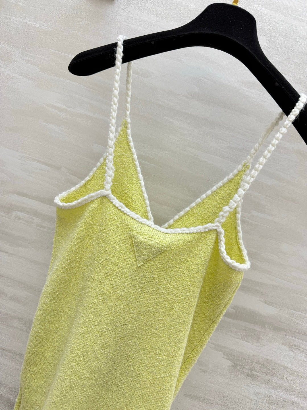 Prada 2026 Tank Top Yellow Cotton 402453