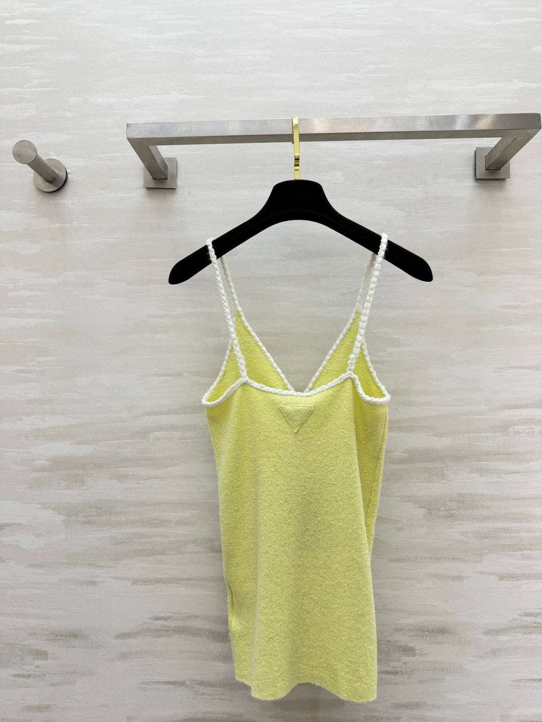Prada 2026 Tank Top Yellow Cotton 402453