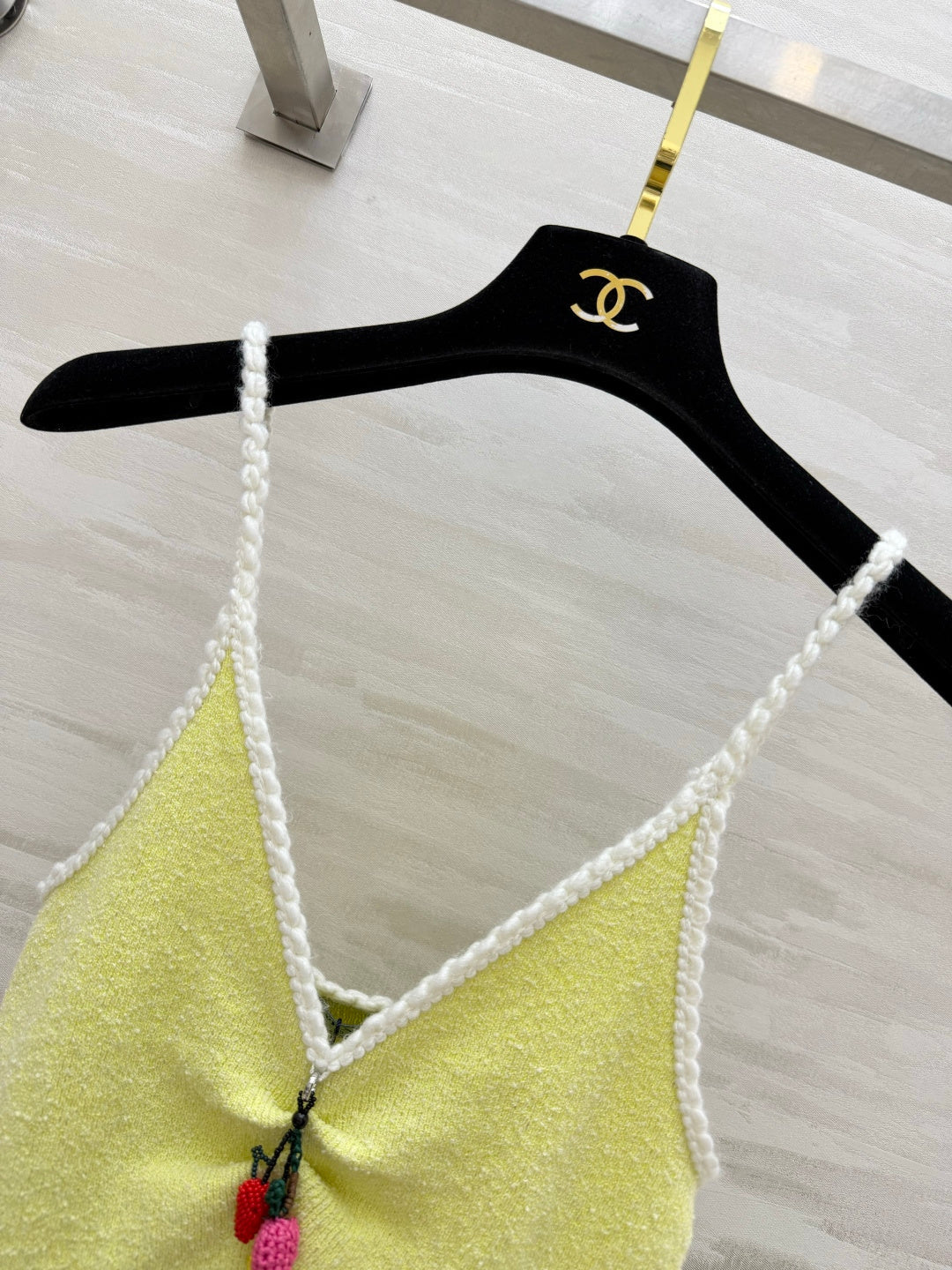 Prada 2026 Tank Top Yellow Cotton 402453