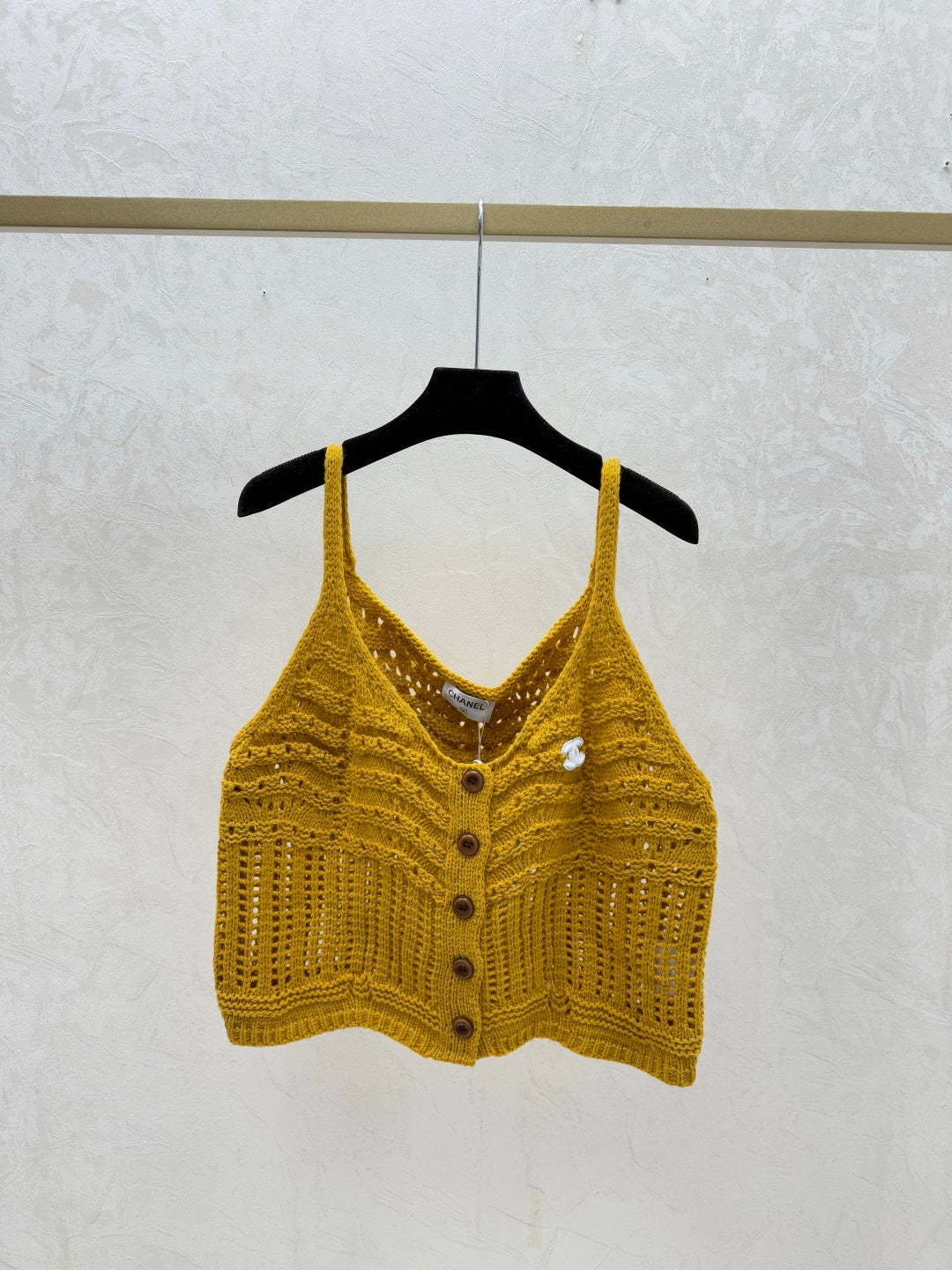 Chanel 2026 Hollow Camisole Wool Nylon