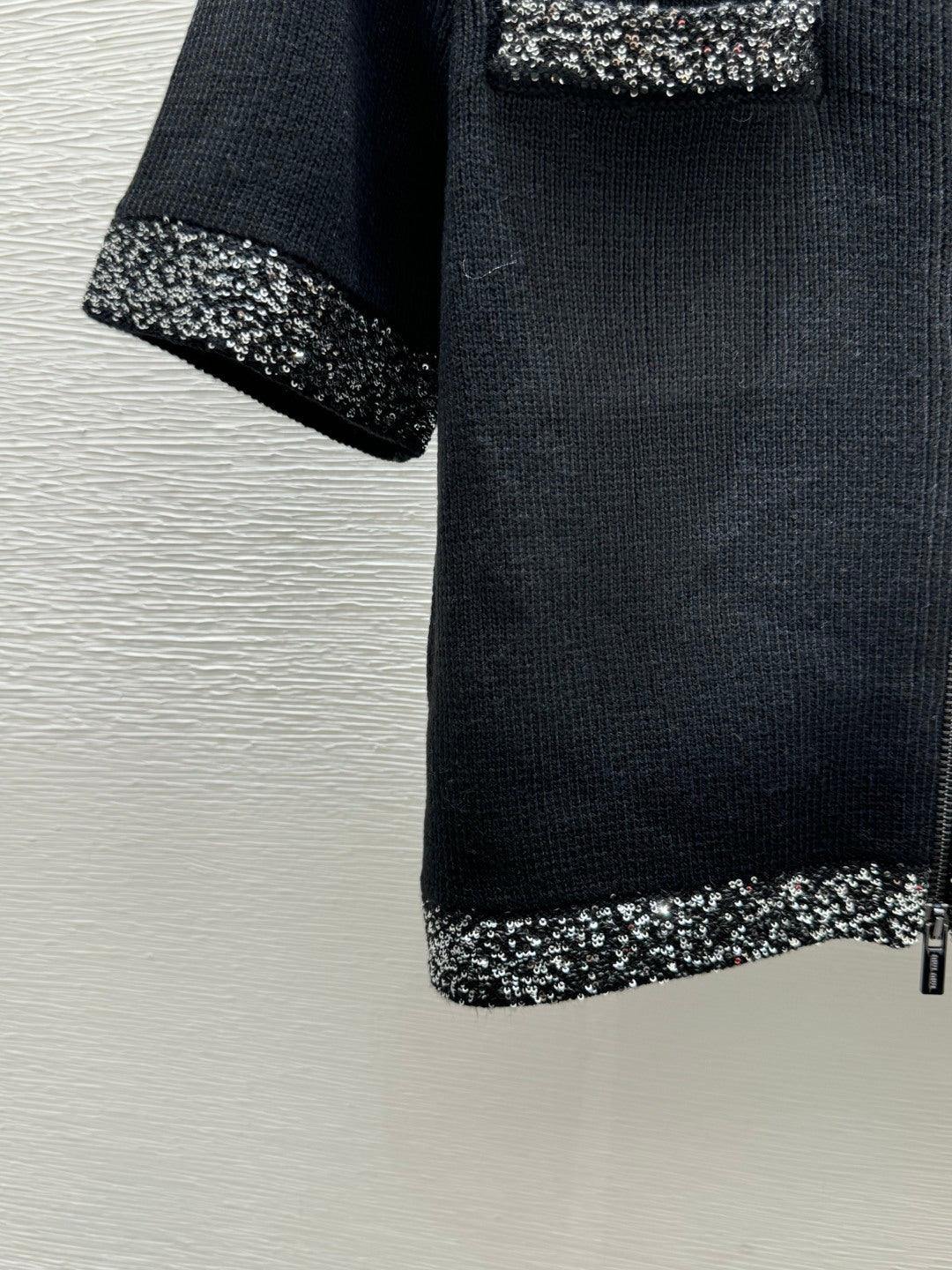 Miumiu 2026 Knit Sweater Black Wool Viscose