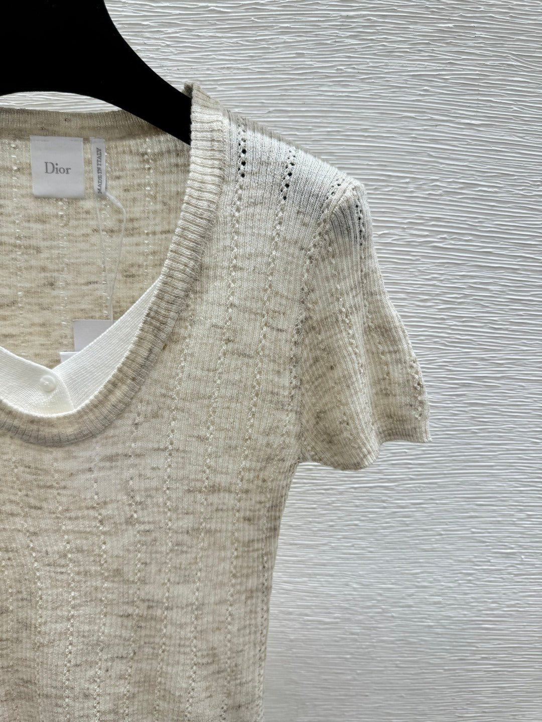 Dior 2026 Short-sleeved Knit Sweater Cotton 455746