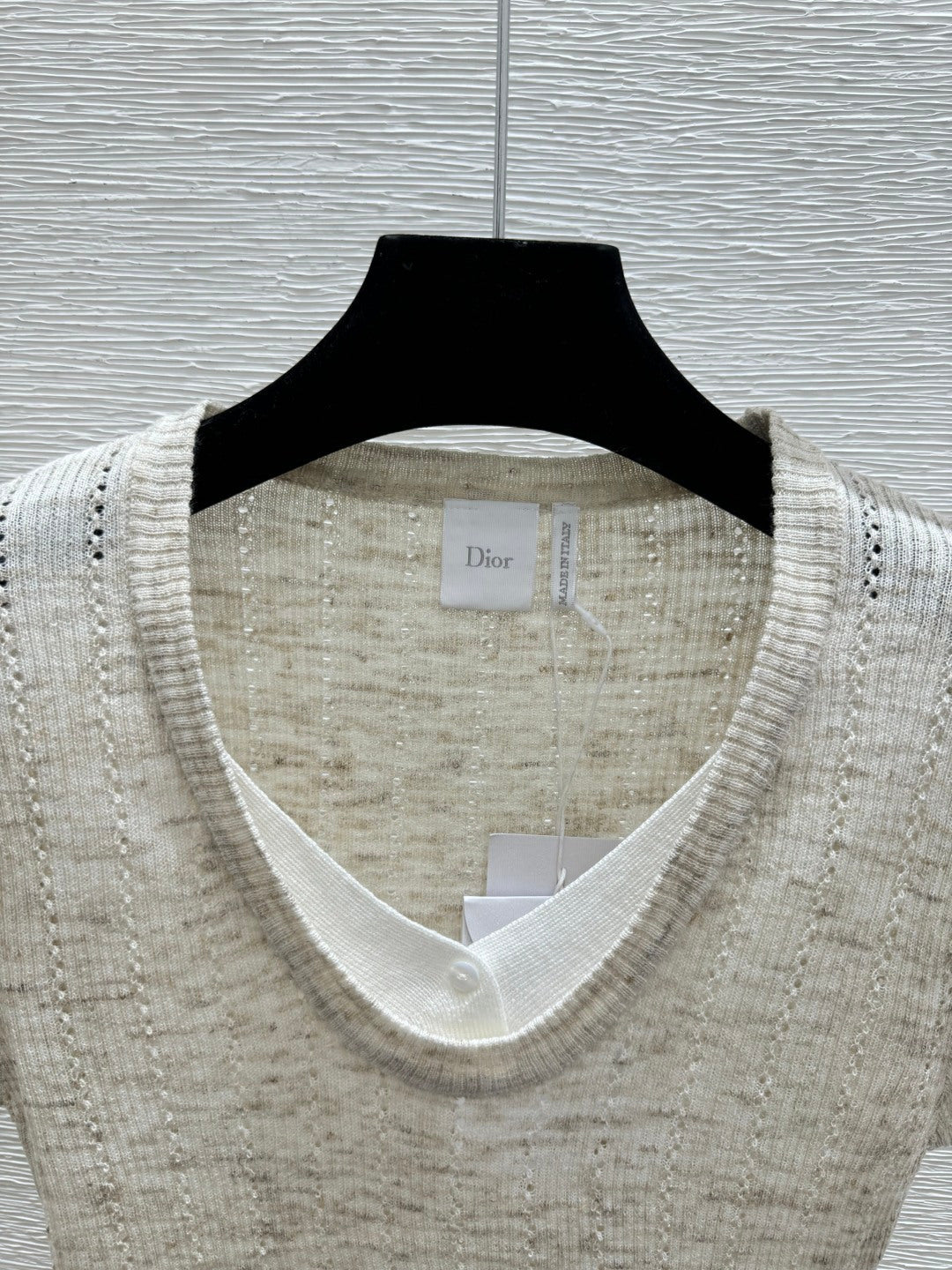 Dior 2026 Short-sleeved Knit Sweater Cotton 455746