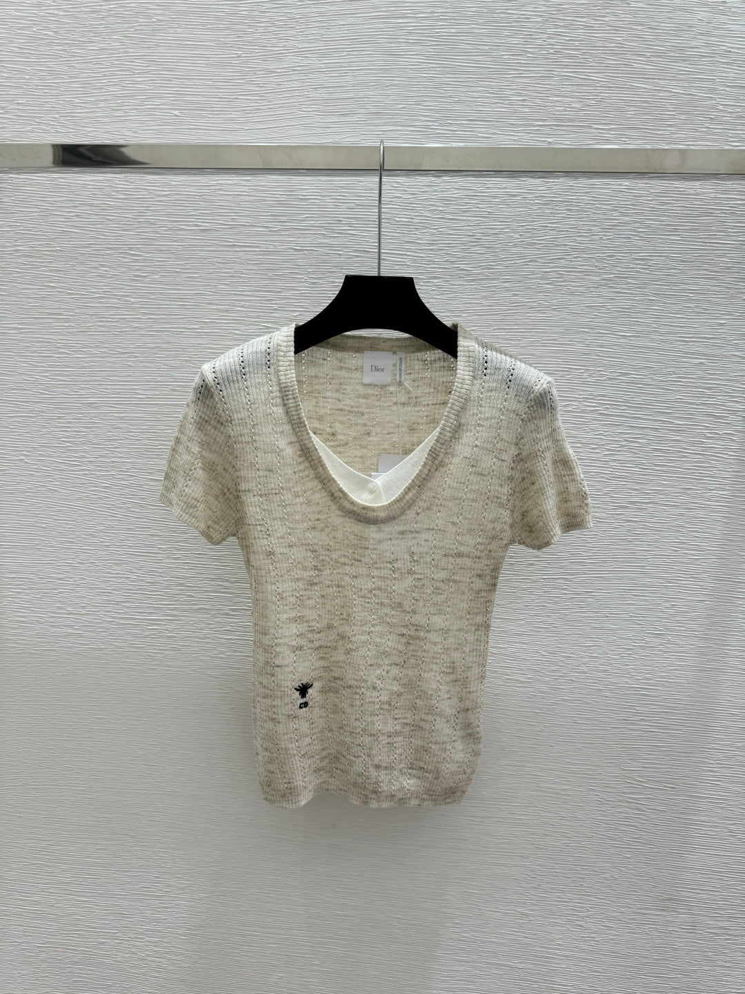 Dior 2026 Short-sleeved Knit Sweater Cotton 455746