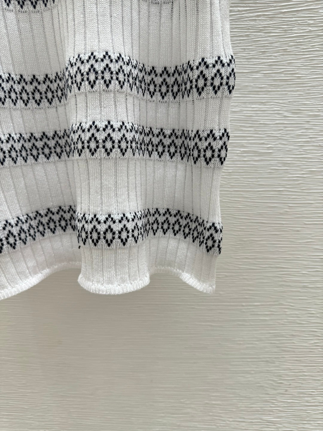 Chanel 2026 Striped Short-Sleeve Shirt Tencel 516741