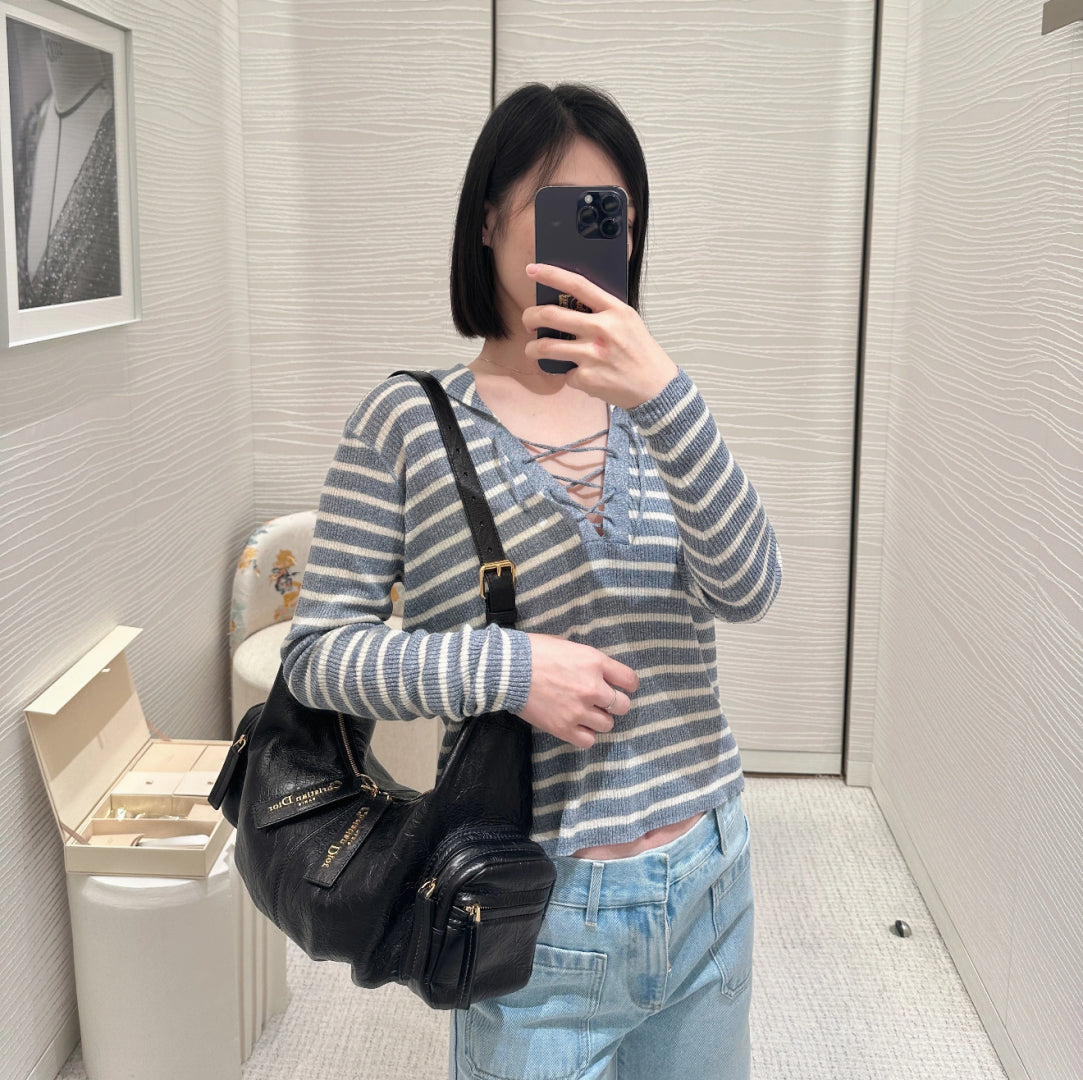 CD 25 Striped Long Sleeve Shirt Cotton