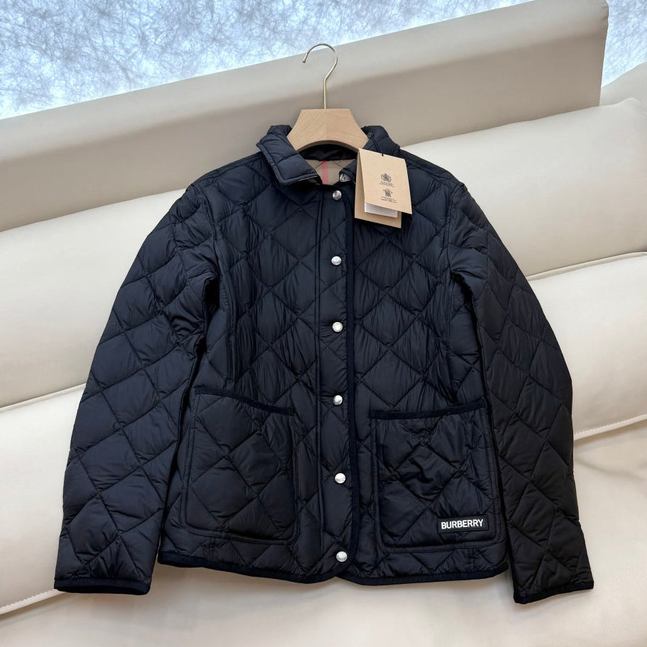 Burberry 25 Jacket Black Nylon Cotton
