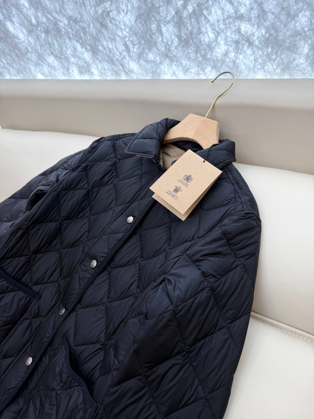 Burberry 25 Jacket Black Nylon Cotton