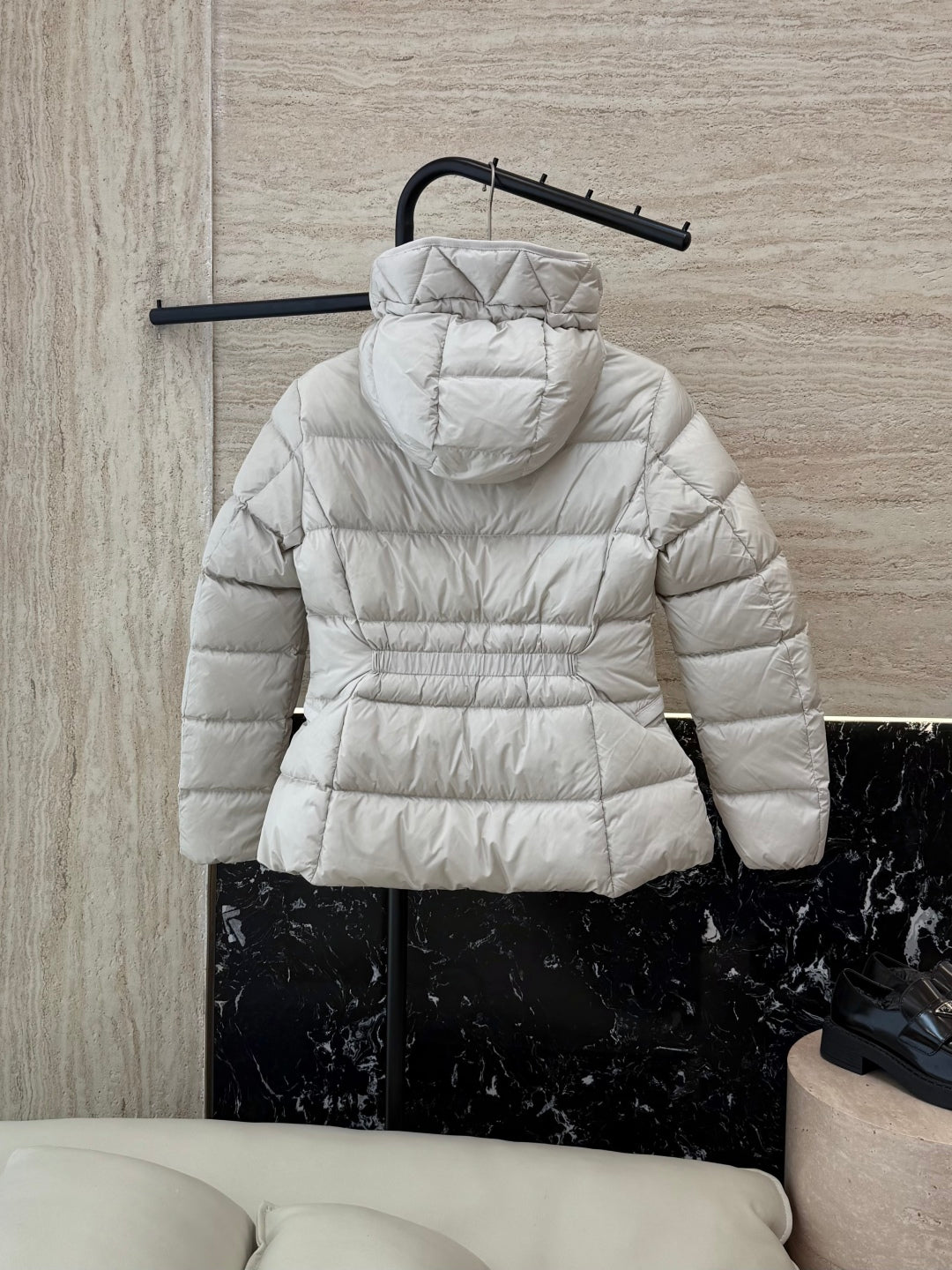 Moncler 25 Jacket White Polyester And Goose Feathers 301515