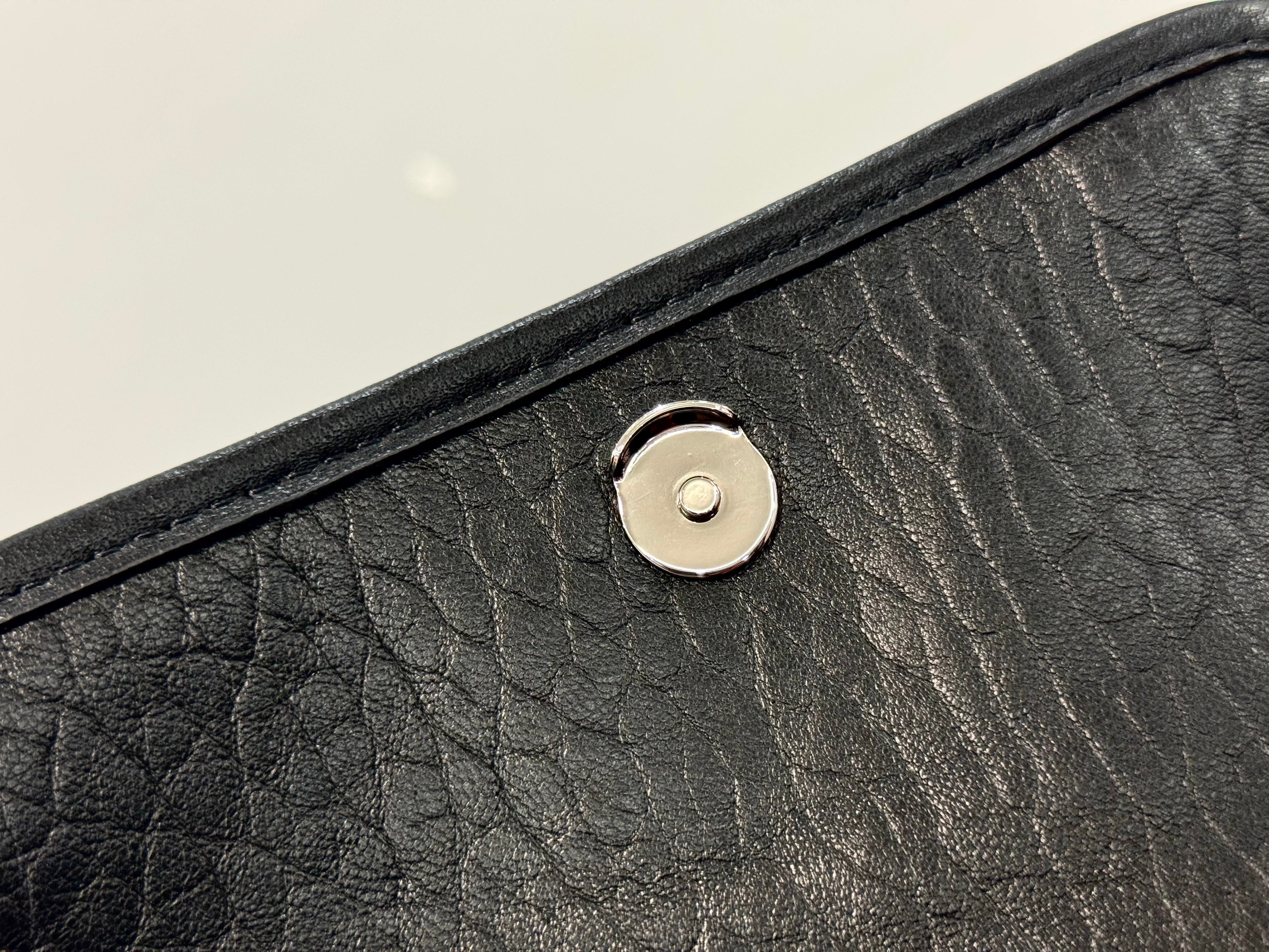 YSL Niki Mini Handbag 18 Black Lambskin Sliver Hardware