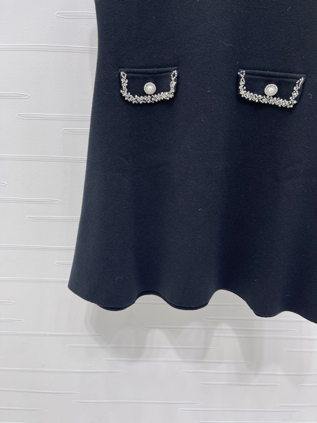 Chanel 2026 Vest Dress Black Wool Acrylic 136376