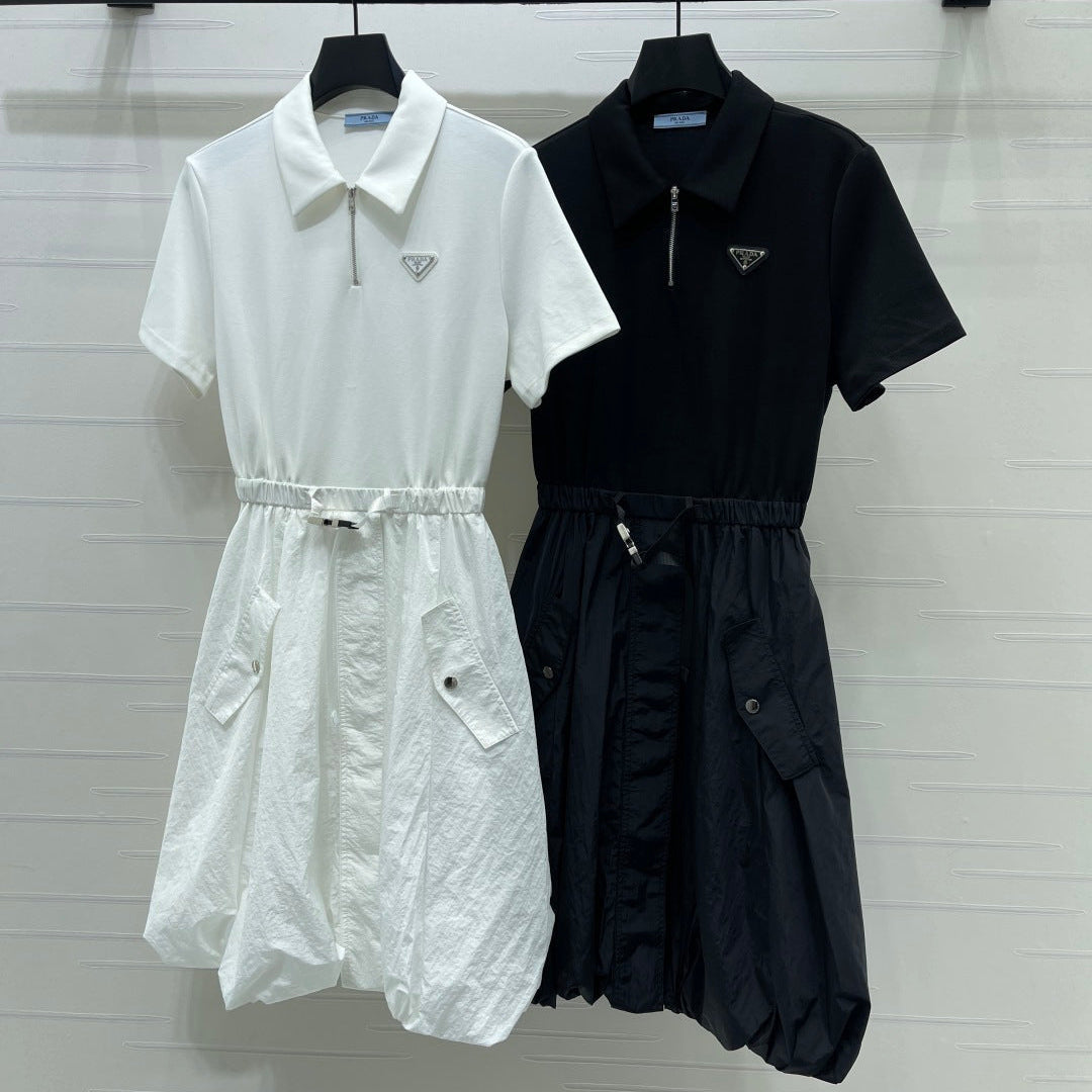 Prada 2026 Drawtring Dress Cotton Polyester 391498