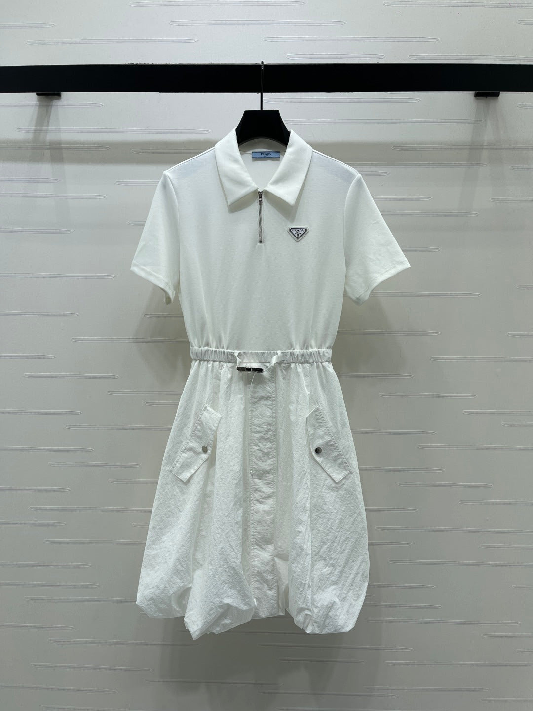 Prada 2026 Drawtring Dress Cotton Polyester 391498