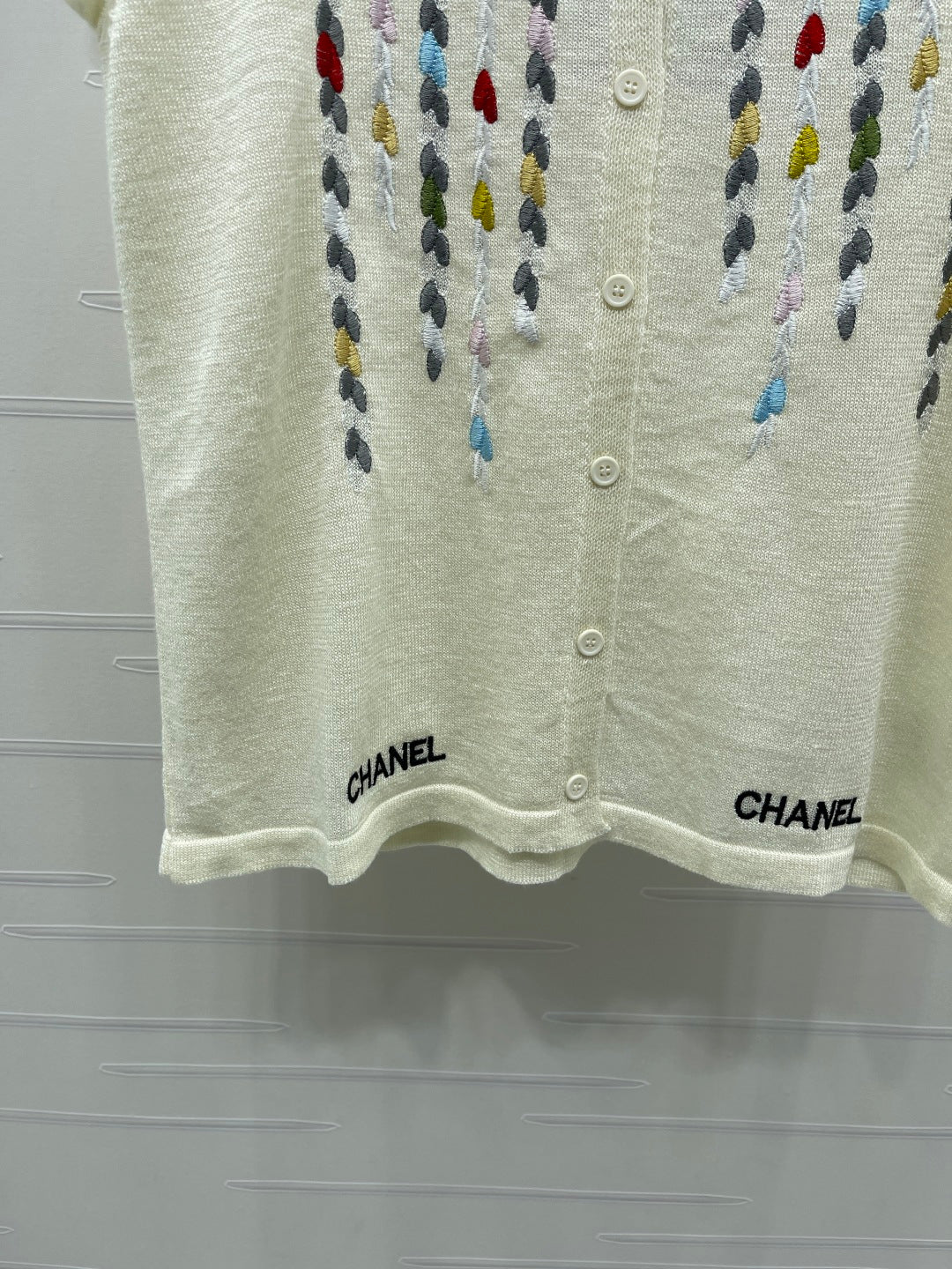 Chanel 2026 Ruffled Knitted Vest Viscose 397427