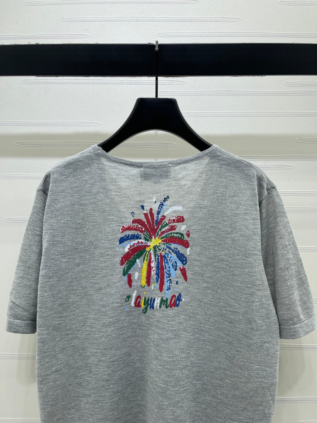 Chanel 2026 Shirt Grey White Wool 401602