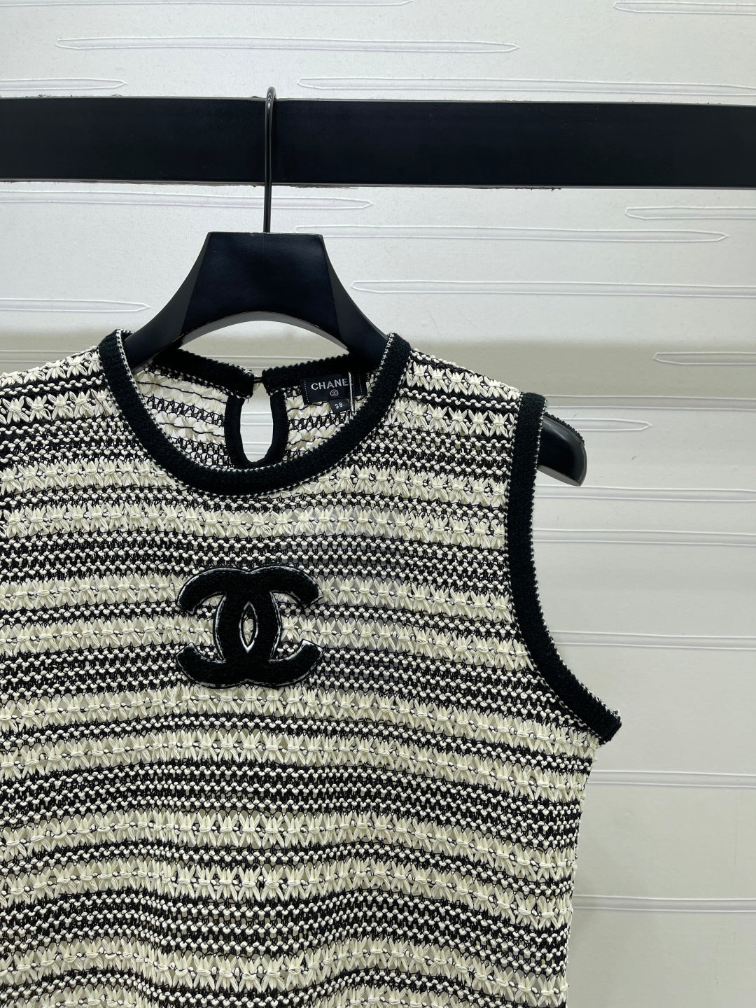 Chanel 2026 Vest Shirt Black Wool 638335