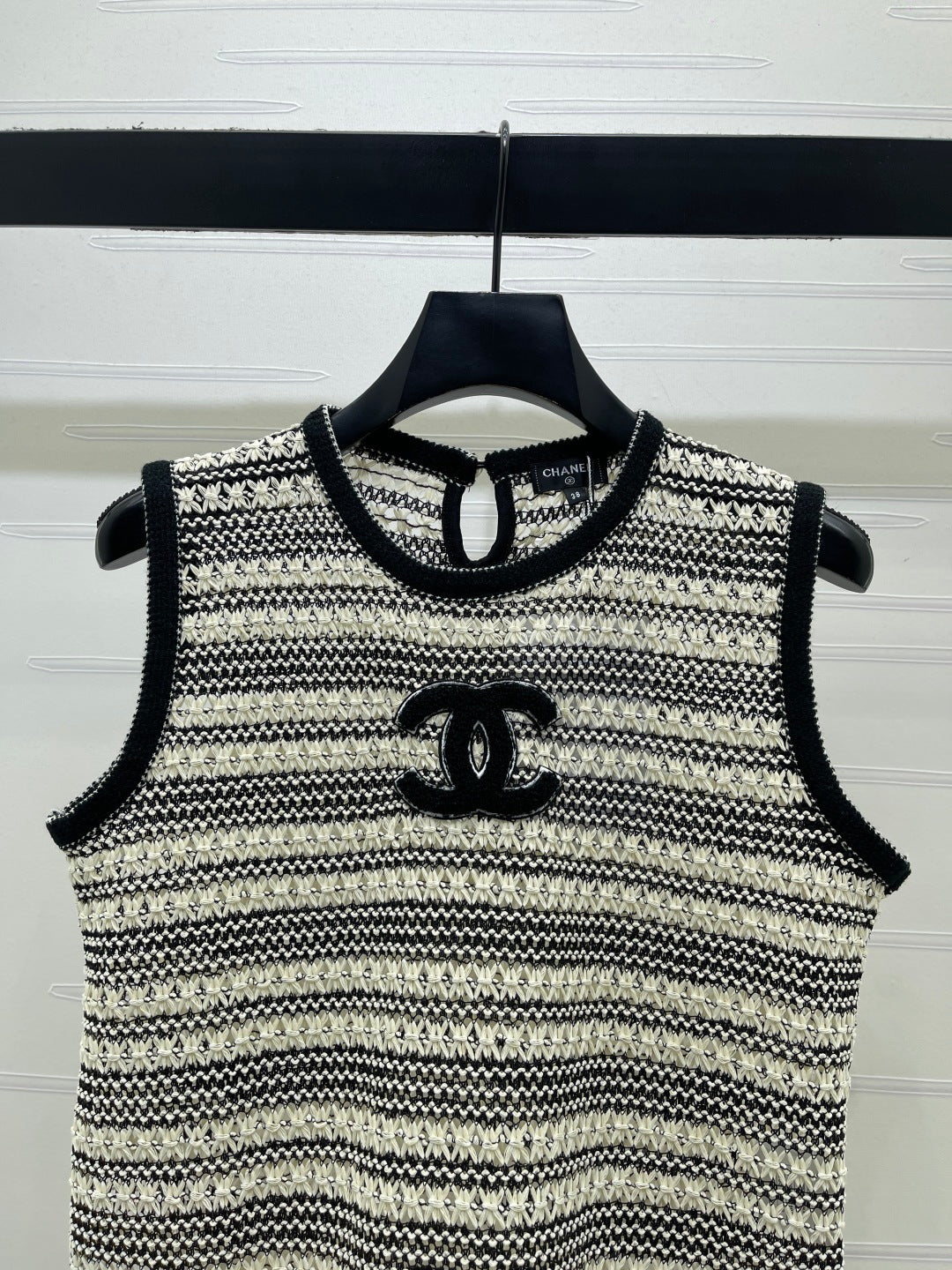 Chanel 2026 Vest Shirt Black Wool 638335