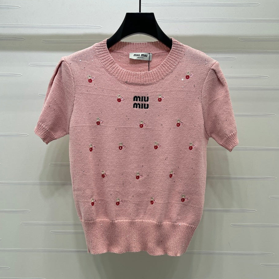 MiuMiu 2026 Shirt Pink Wool 643220