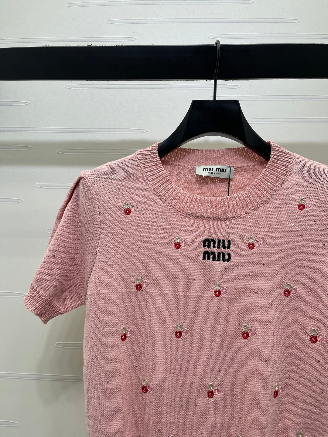 MiuMiu 2026 Shirt Pink Wool 643220