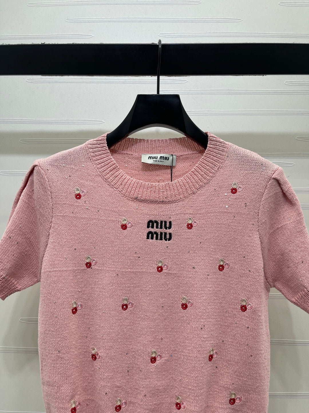 MiuMiu 2026 Shirt Pink Wool 643220