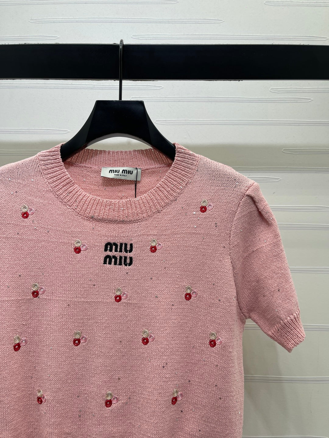 MiuMiu 2026 Shirt Pink Wool 643220