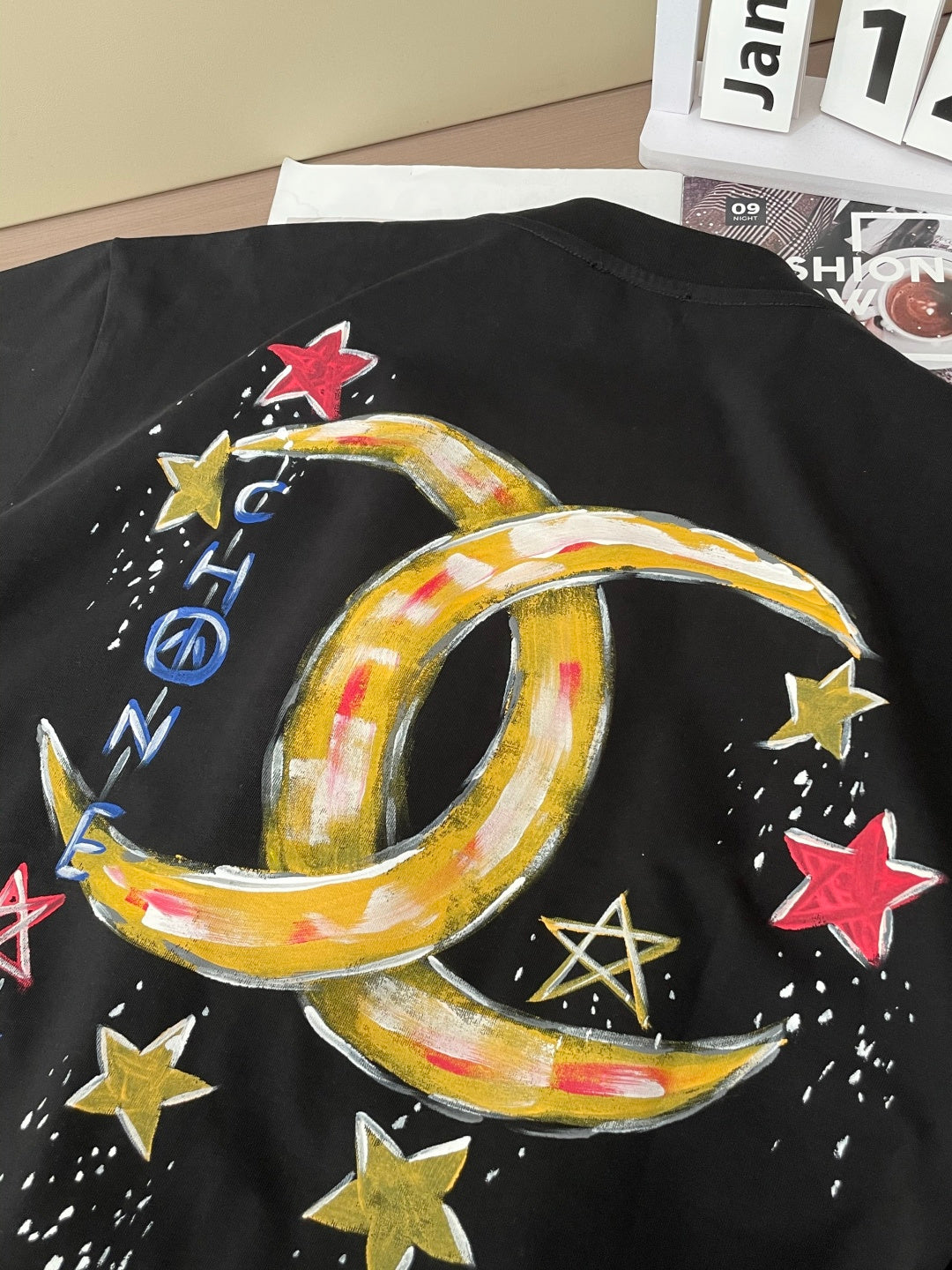 CC 2026 Short-Sleeve T-Shirt Double C Star Cotton 436859