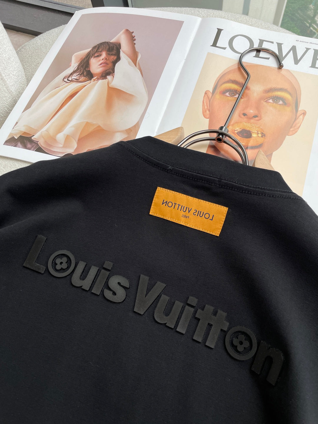 LV 26A Short-Sleeve T-Shirt Oversized Cotton 405966