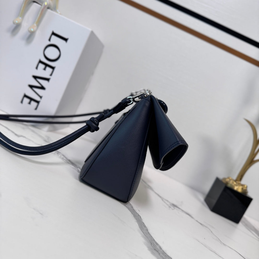 Loewe Ola Medium Bag Navy Blue Calfskin 274666