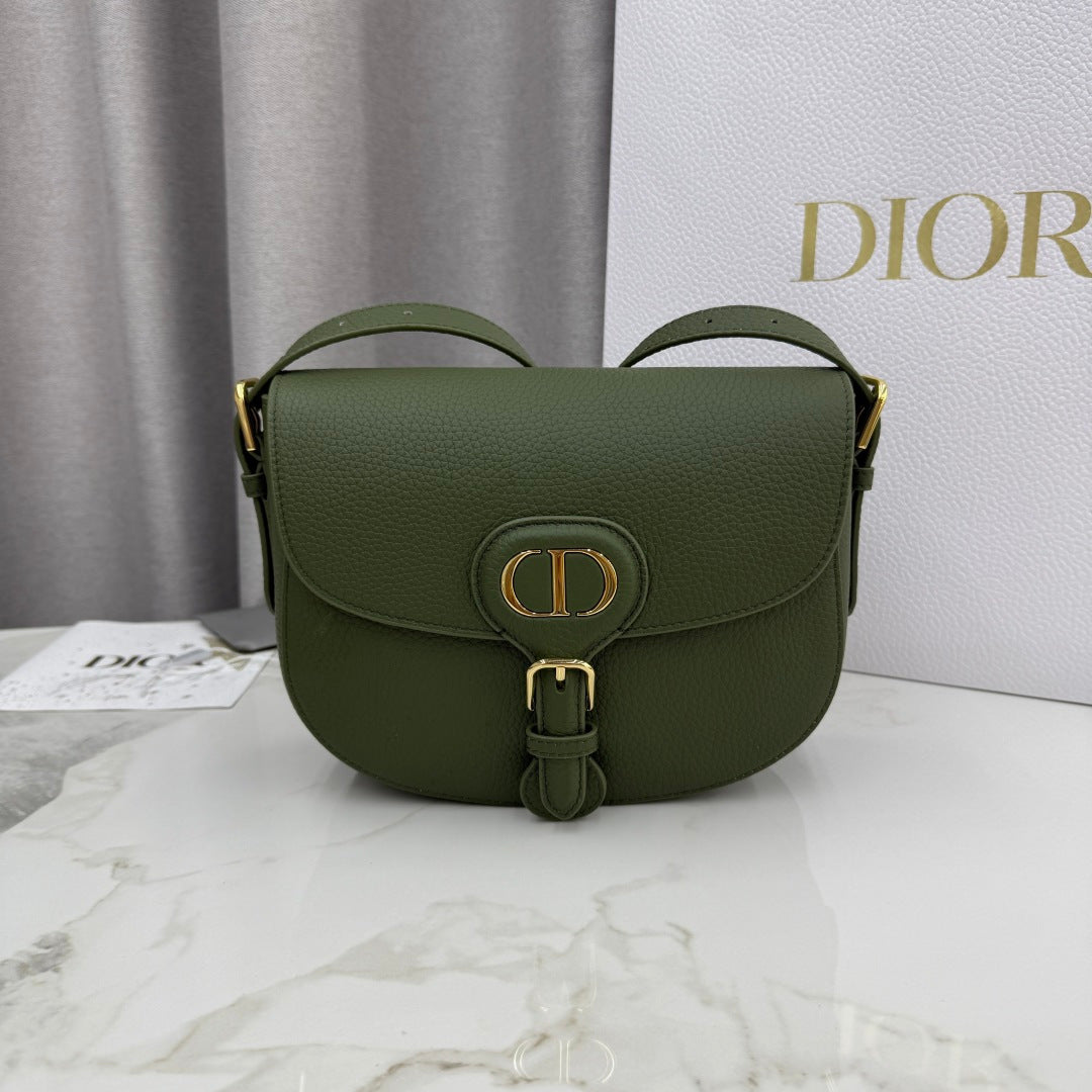 Dior 2026 Bobby Bag 22cm Multicolors Fabric and Grained Calfskin