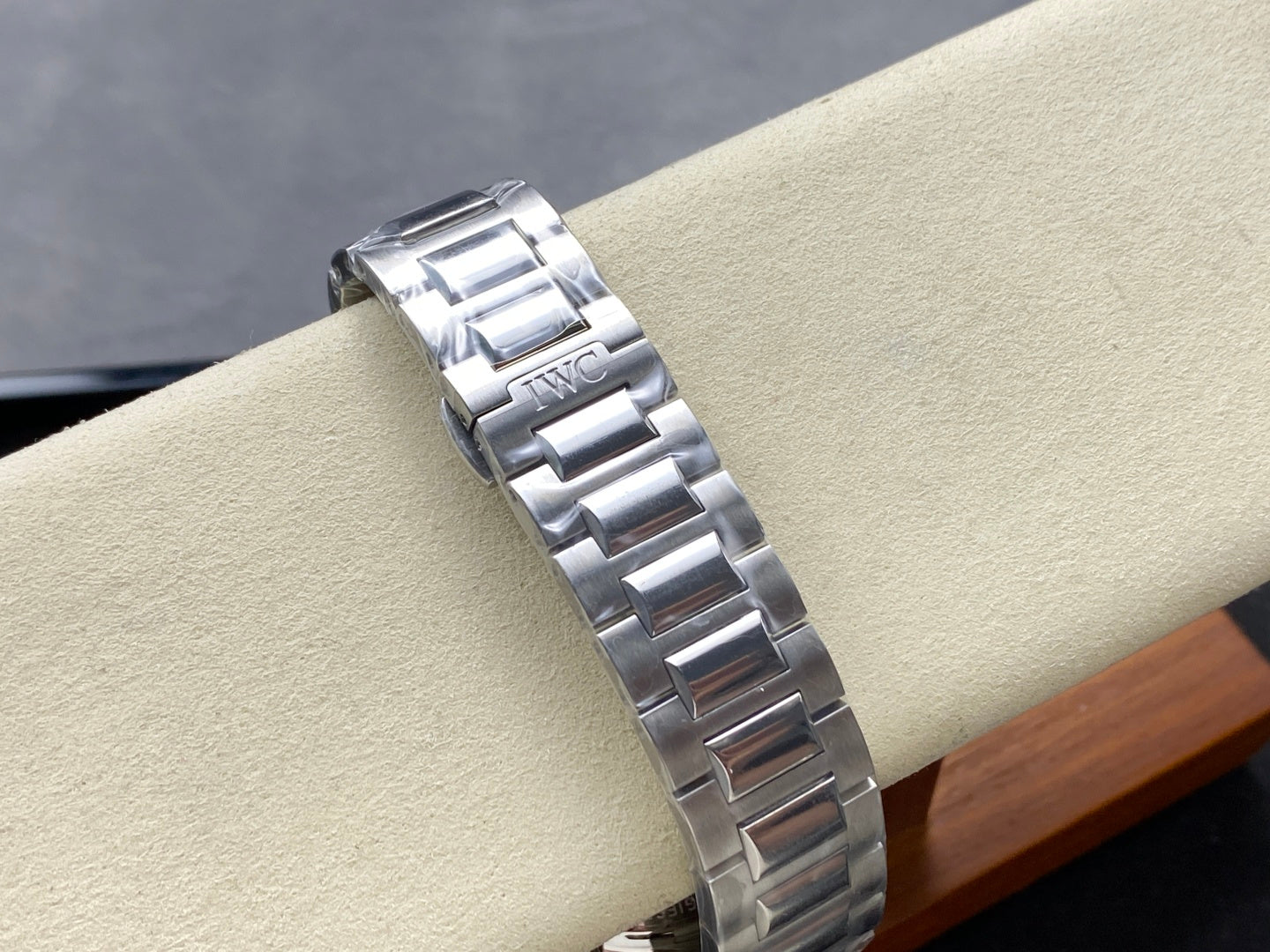 IWC Portuguese Silver 41mm Cream Dial Blue Numerals Steel Case