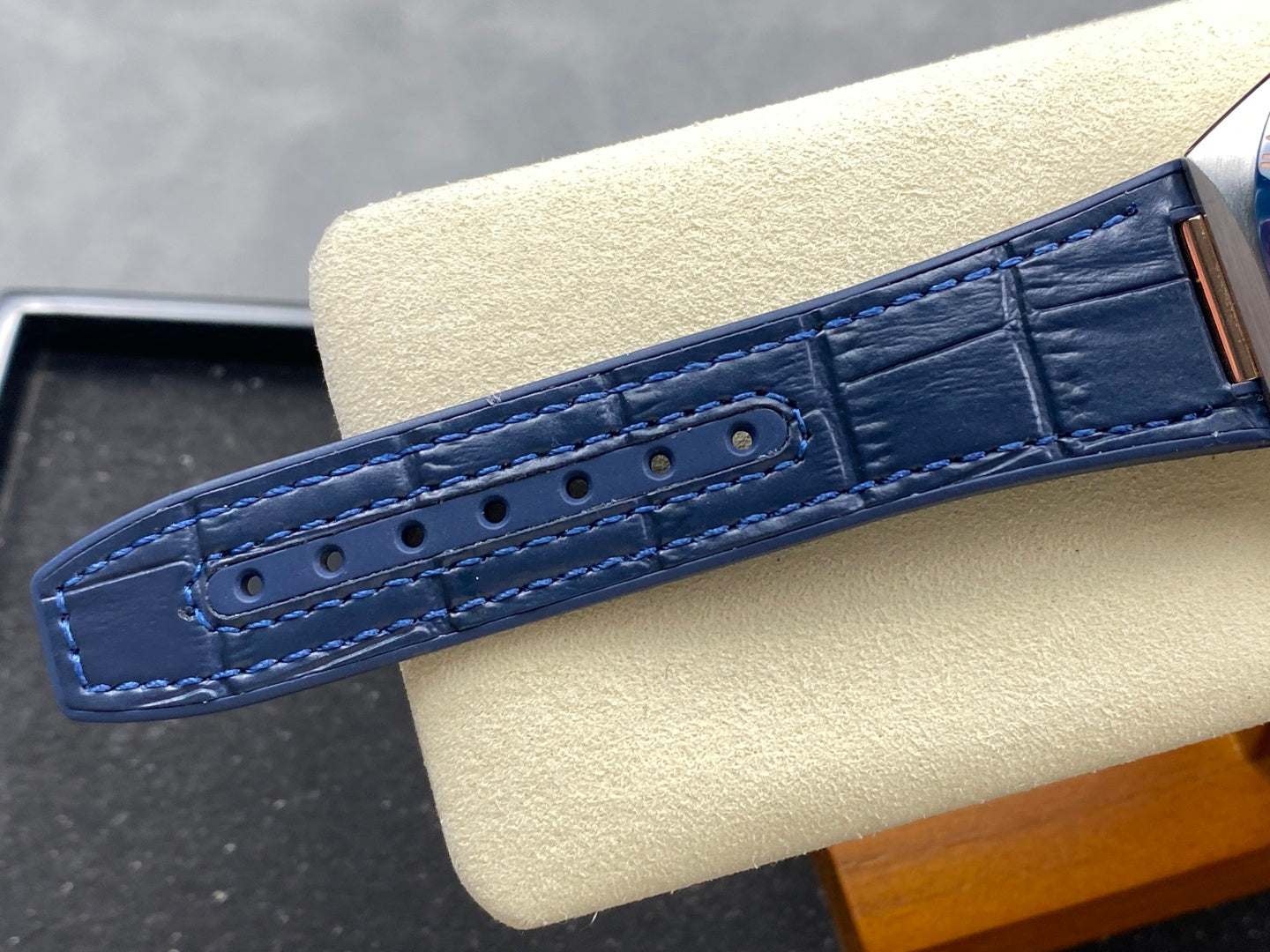 Omega Constellation Co-Axial Master Chronometer 41 mm Blue Dial Leather Strap