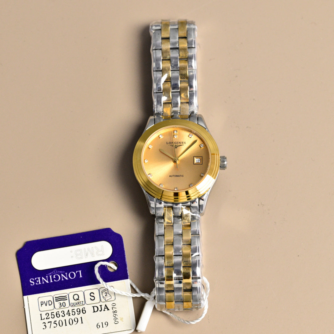 Longines Flagship 28mm Stainless Steel Gold Case