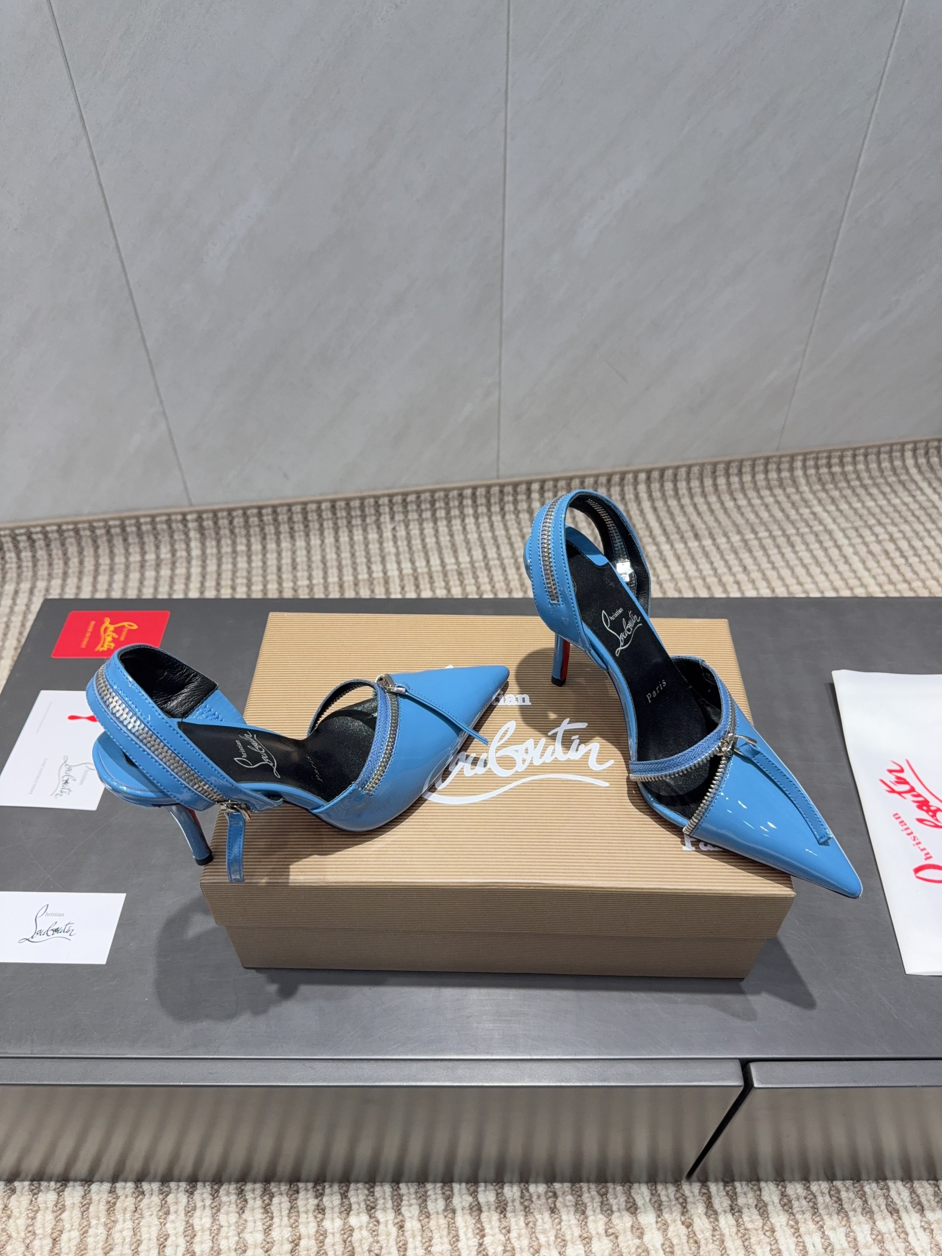 CL 26SS Slingback 100 Blue Patent Leather 613791