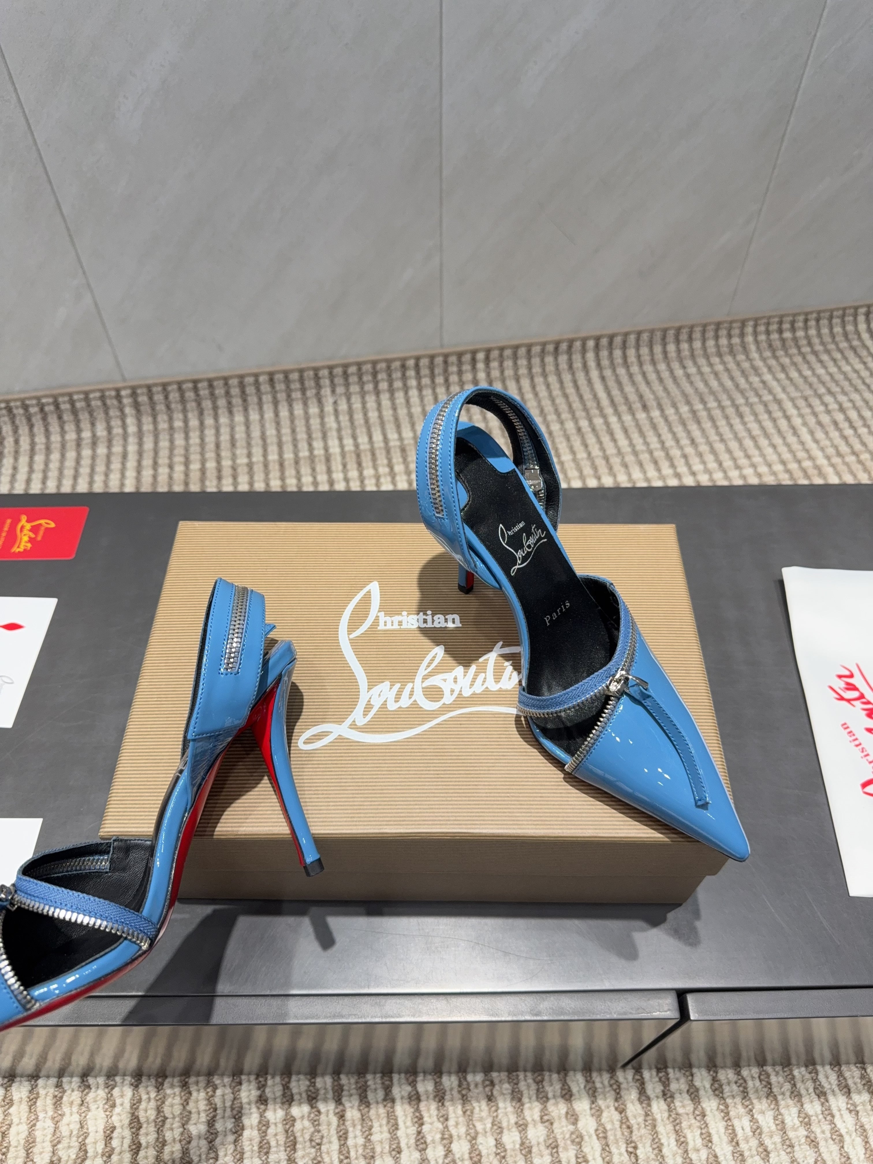 CL 26SS Slingback 100 Blue Patent Leather 613791
