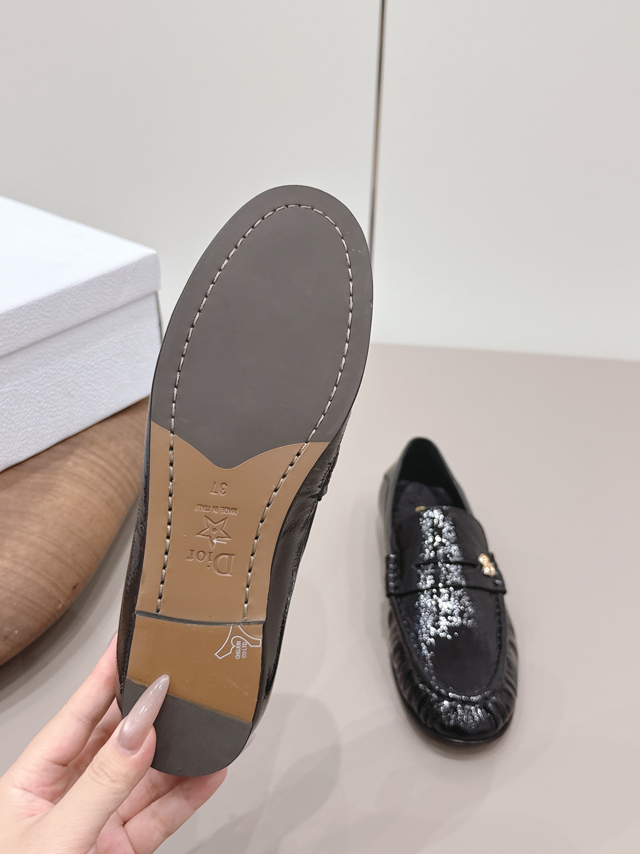 CD 26A Loafers Black Patent Leather 738311