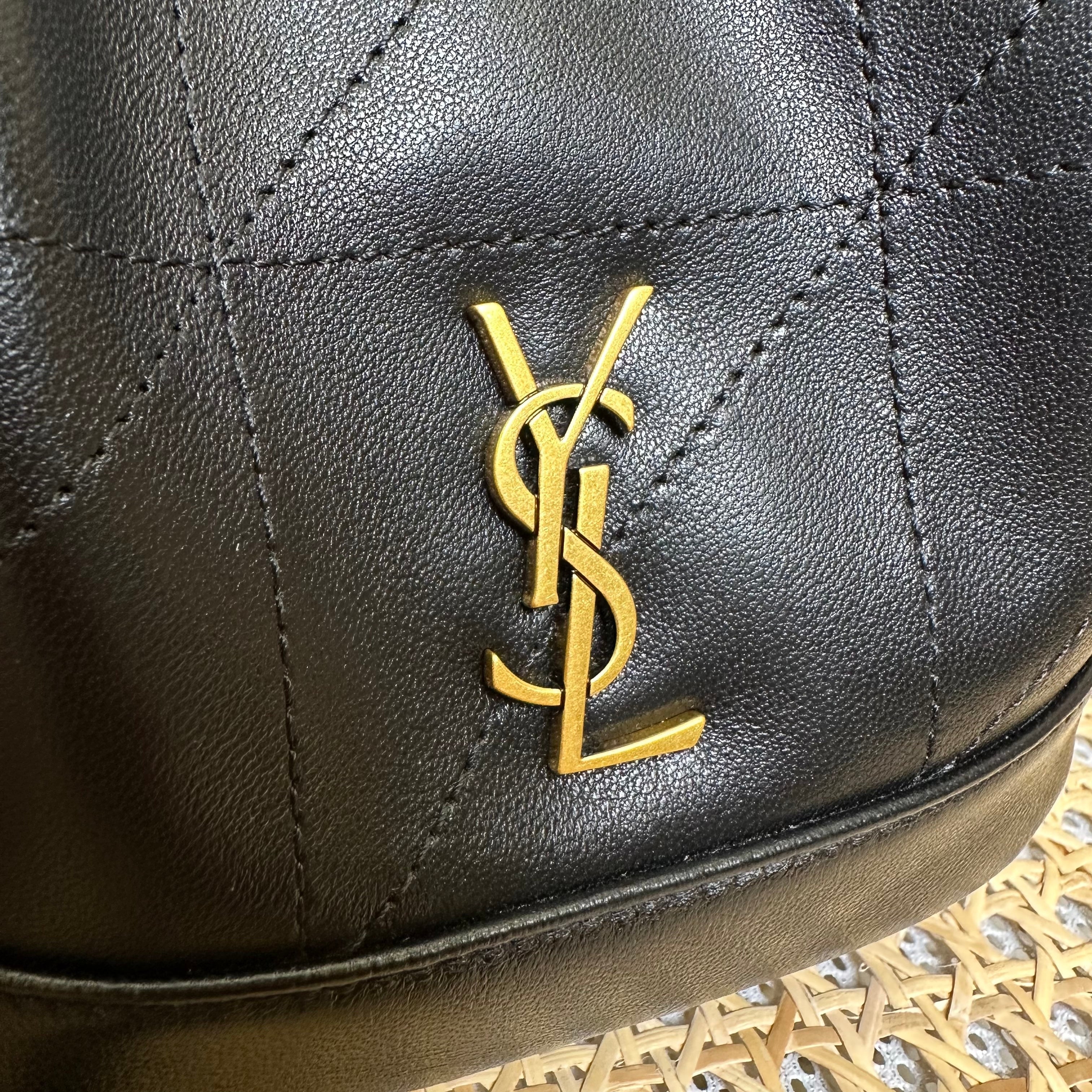 YSL Jamie Mini Crossbody Bag 16 Black Lambskin Gold Hardware