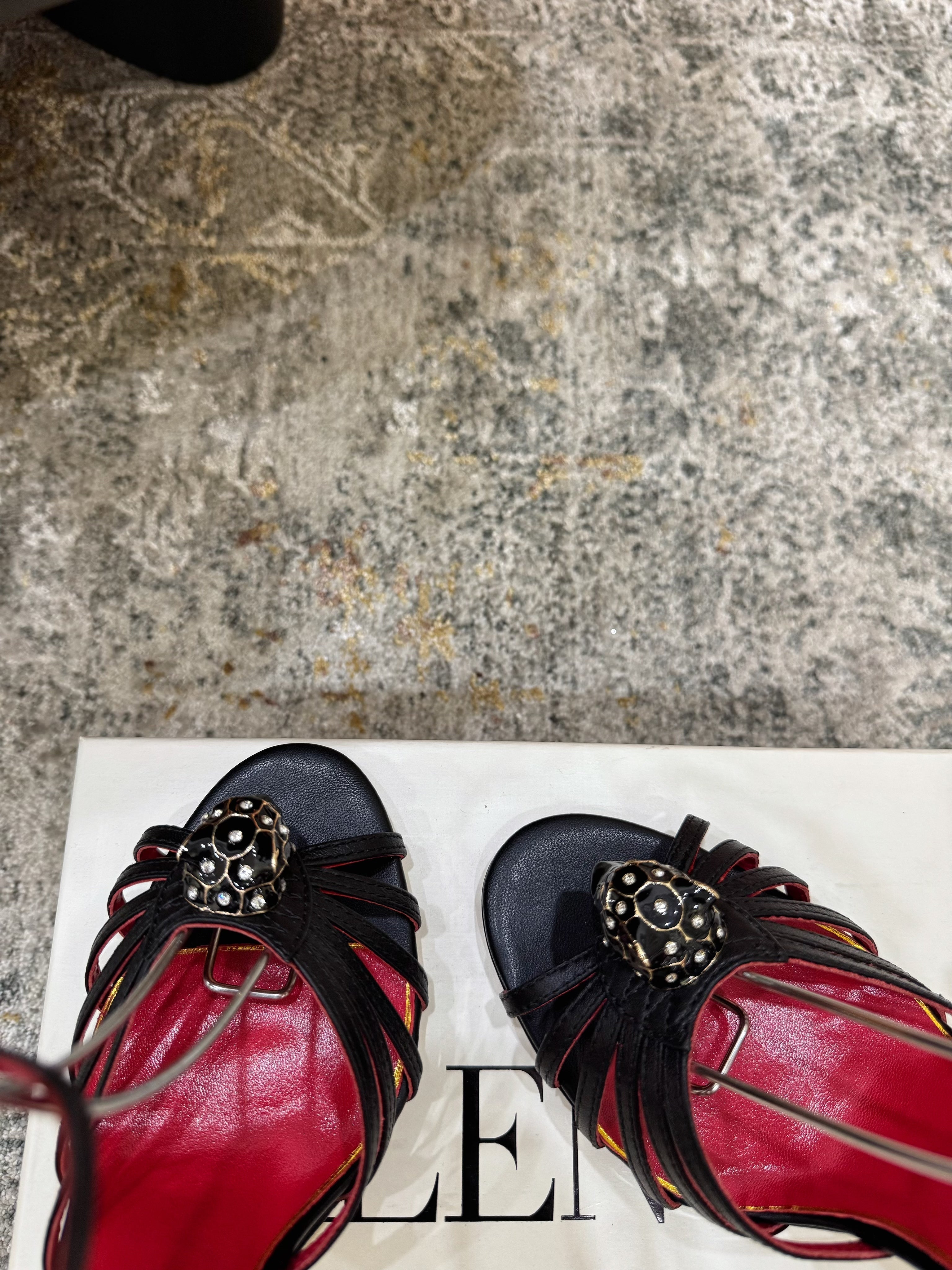 Valentino 2026 Panthea Embellished 105mm Sandal Leather 881566