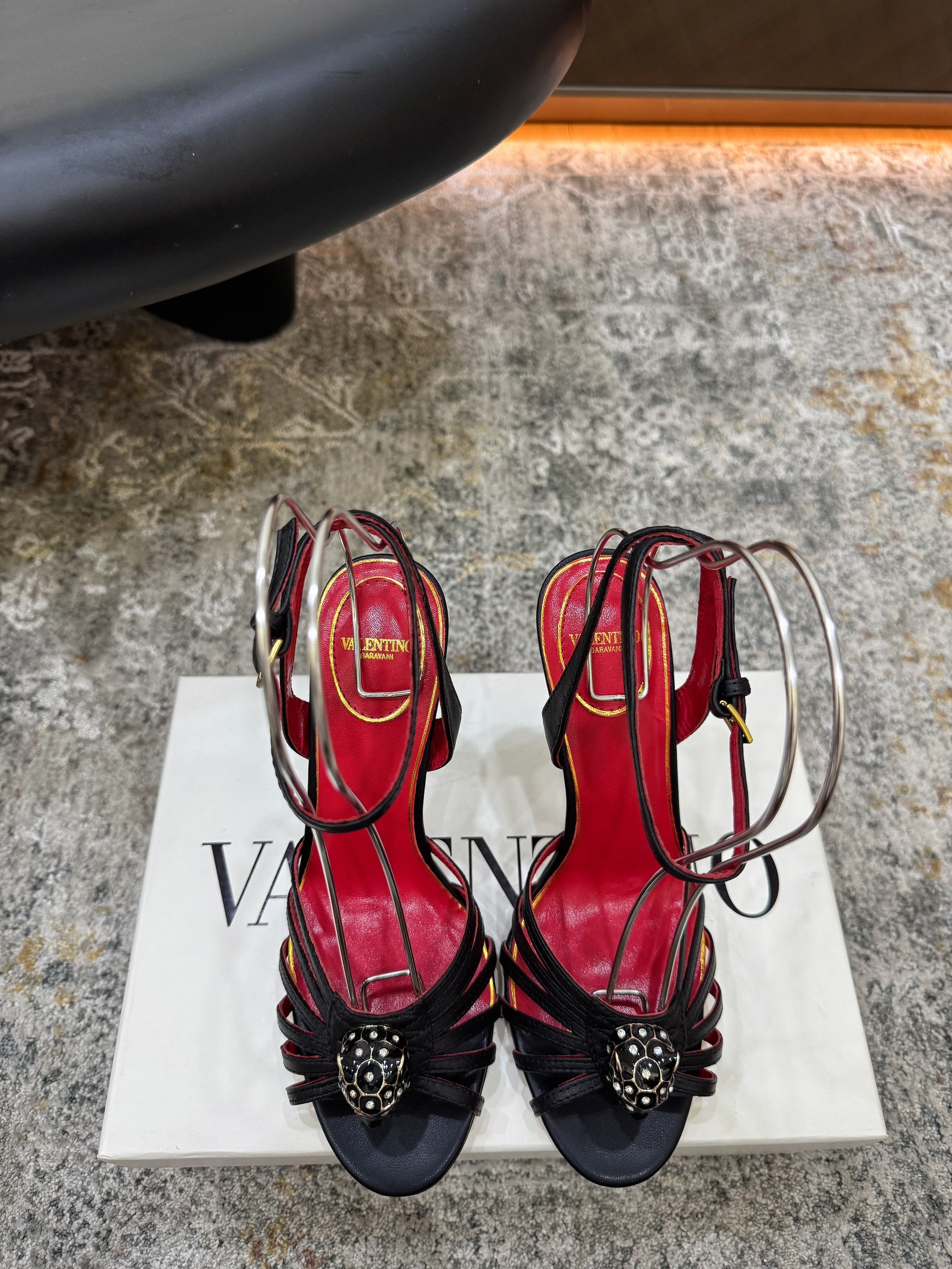 Valentino 2026 Panthea Embellished 105mm Sandal Leather 881566