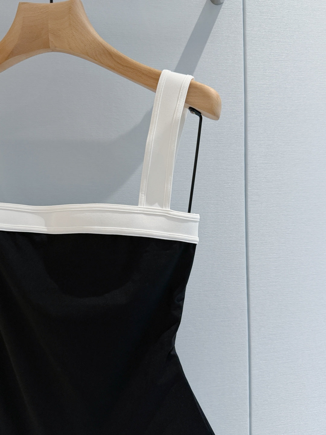 Chanel 2026 One-piece Swimsuit White mix Black Cotton 670043