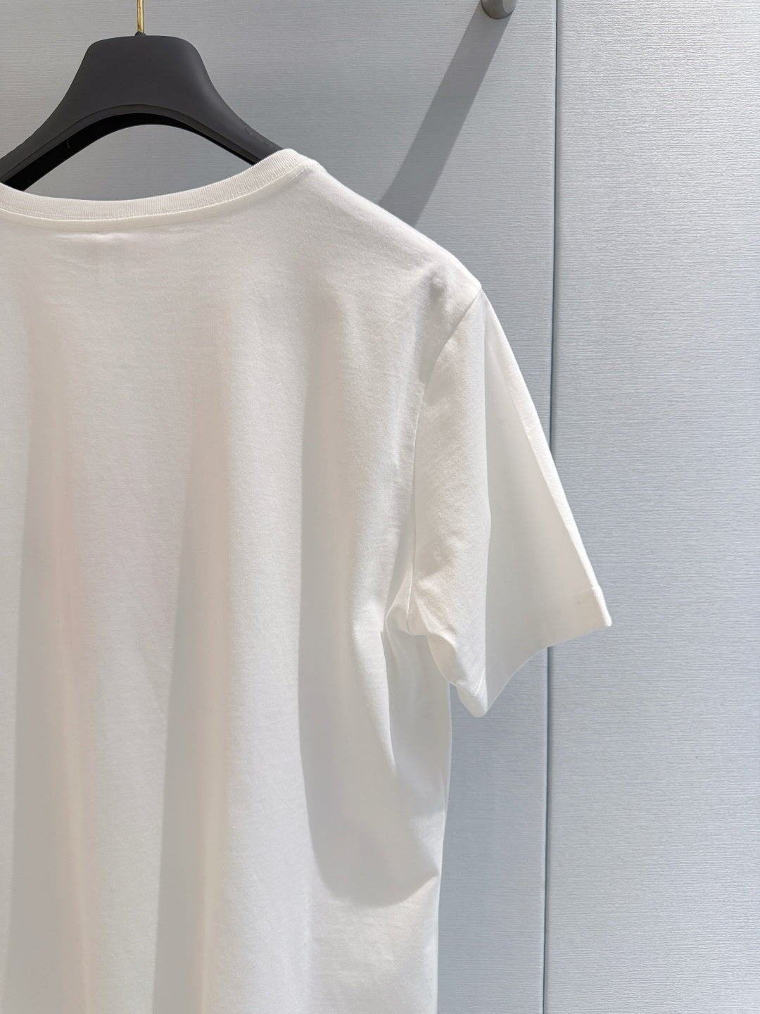 Dior 2026 Pink Bow T-shirt White Cotton 724425