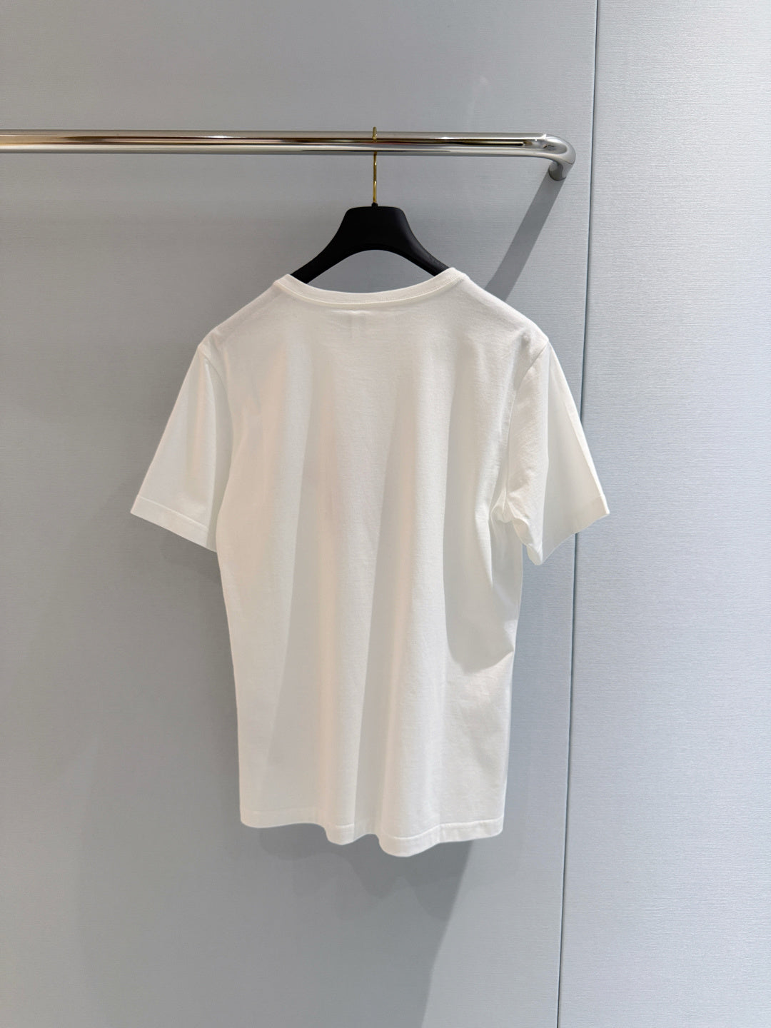 Dior 2026 Pink Bow T-shirt White Cotton 724425