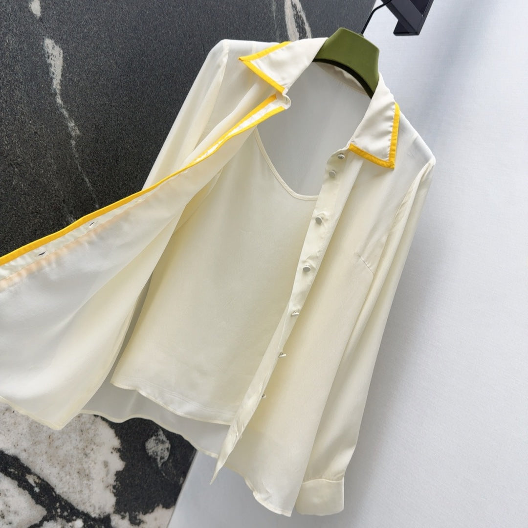 Gucci 25 Shirt Ivory Viscose