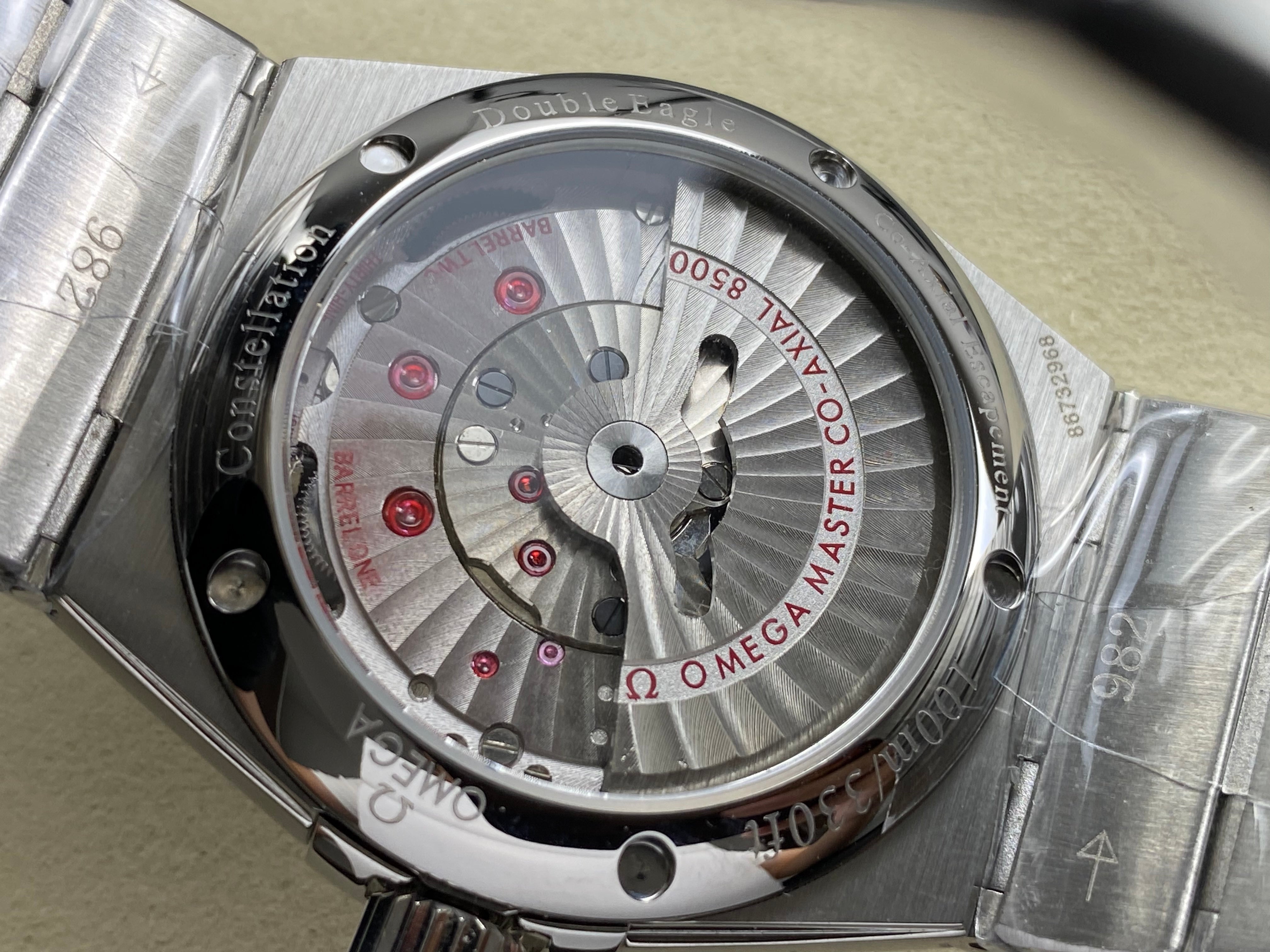 Omega Constellation Co-Axial Master Chronometer 38 mm Stainless Steel Case Diamond Black Dial