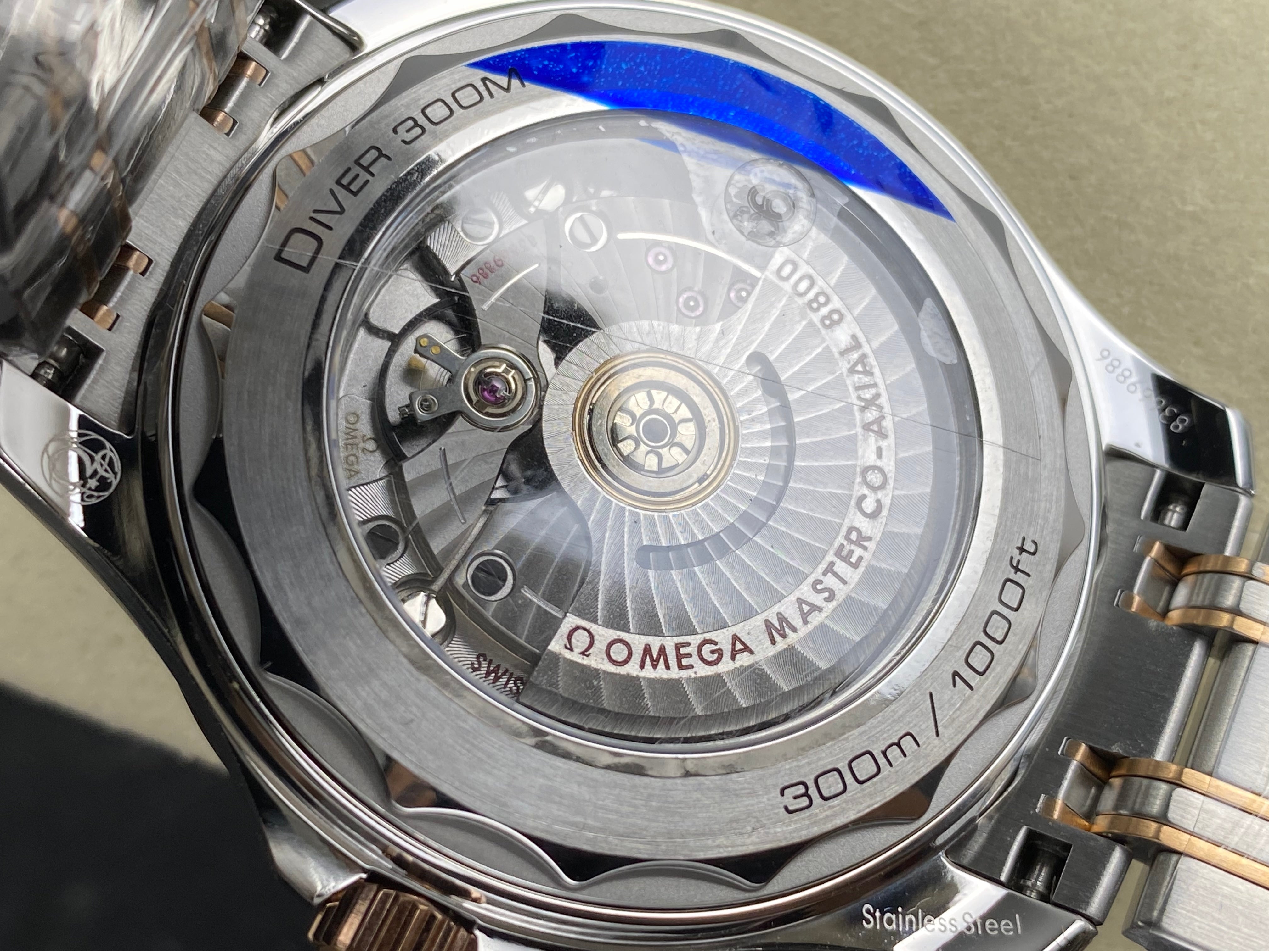 Omega Seamaster Diver 300M Master Chronometer 42mm Blue Dial Stainless Steel