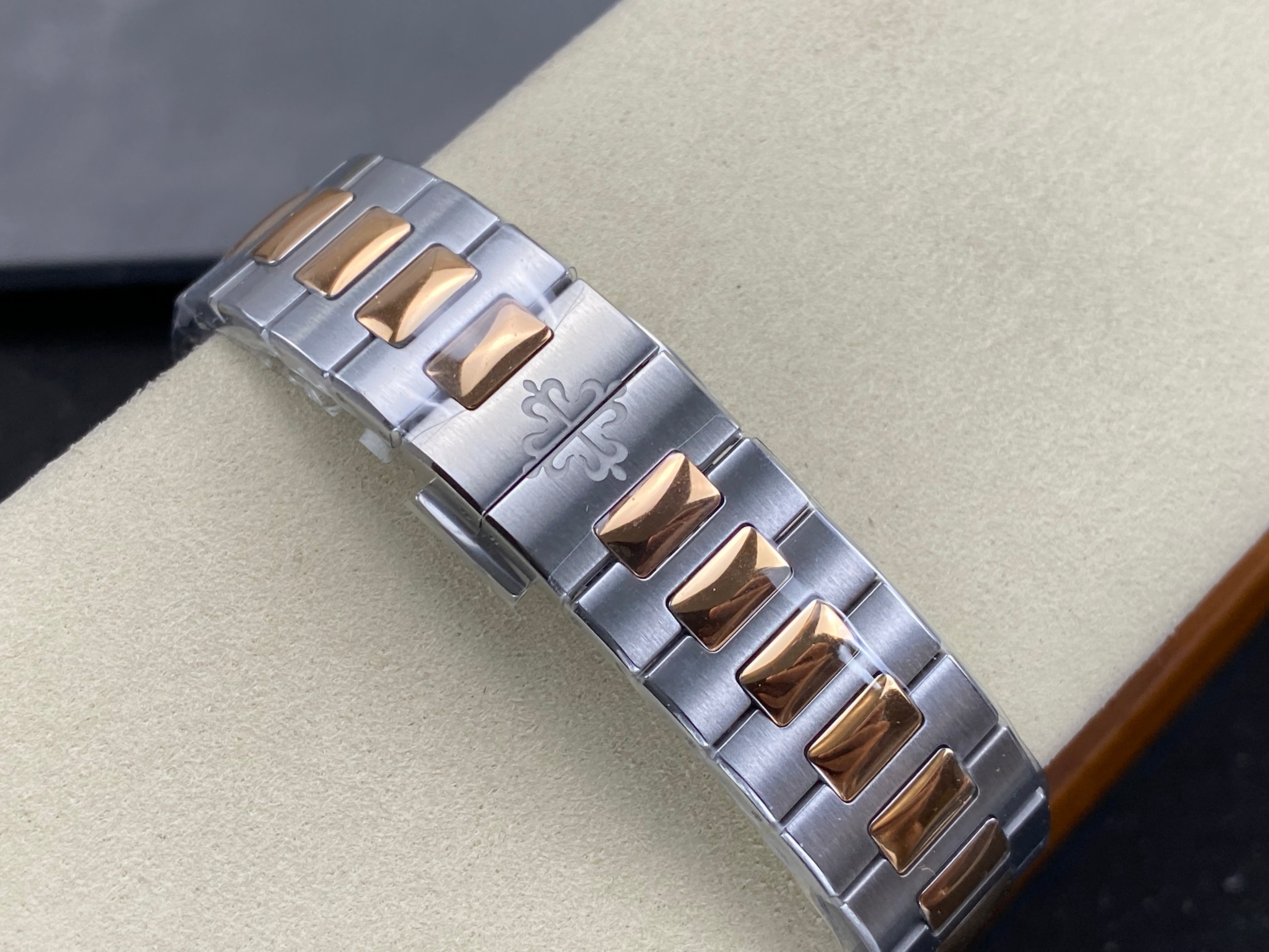Patek Philippe Cubitus 45mm Blue Dial Steel/Rose Gold Case