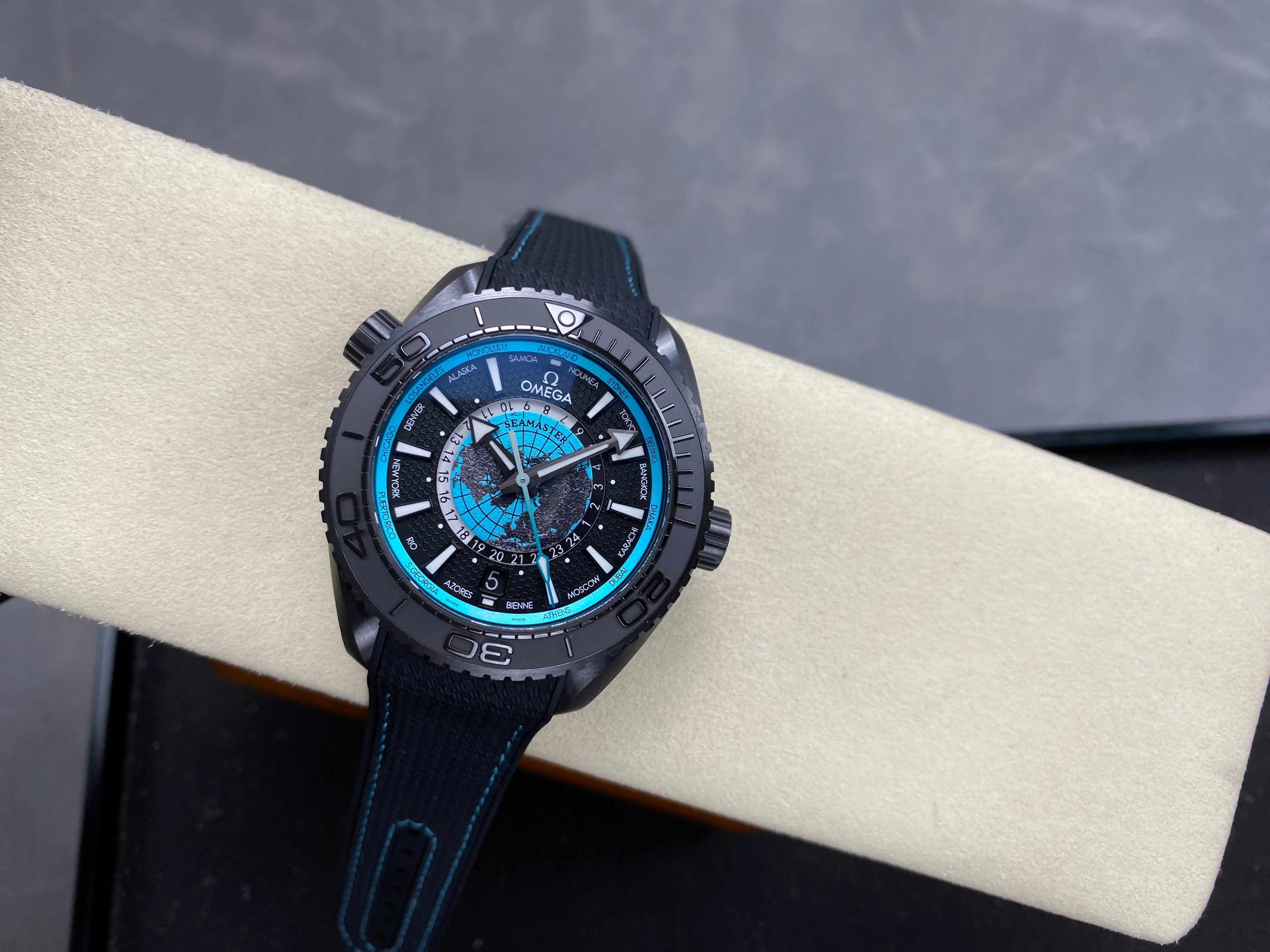 Omega Seamaster Planet Ocean Worldtimer 44mm Watch
