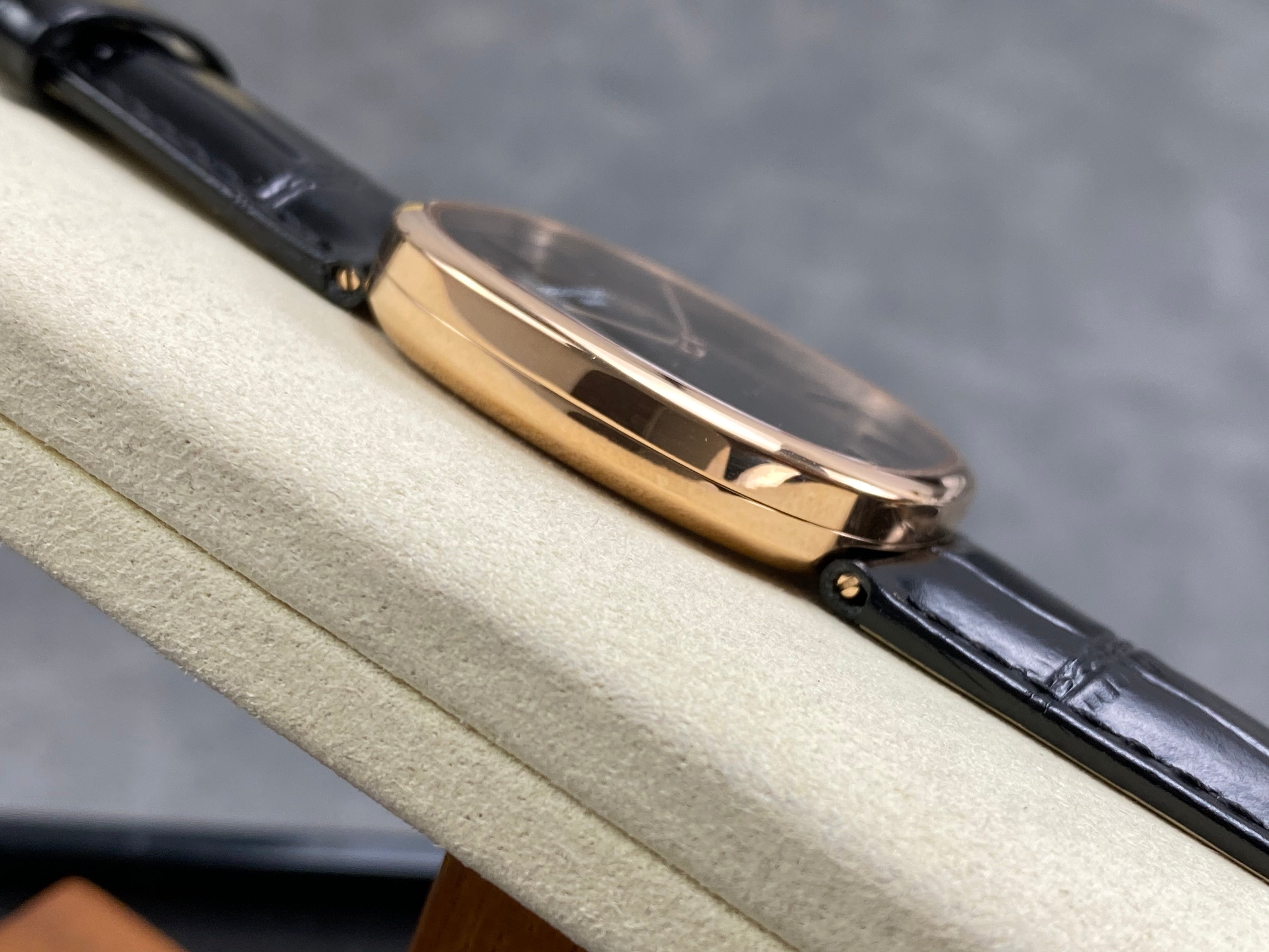 Patek Philippe Golden Ellipse 40mm Black Dial Rose Gold Case